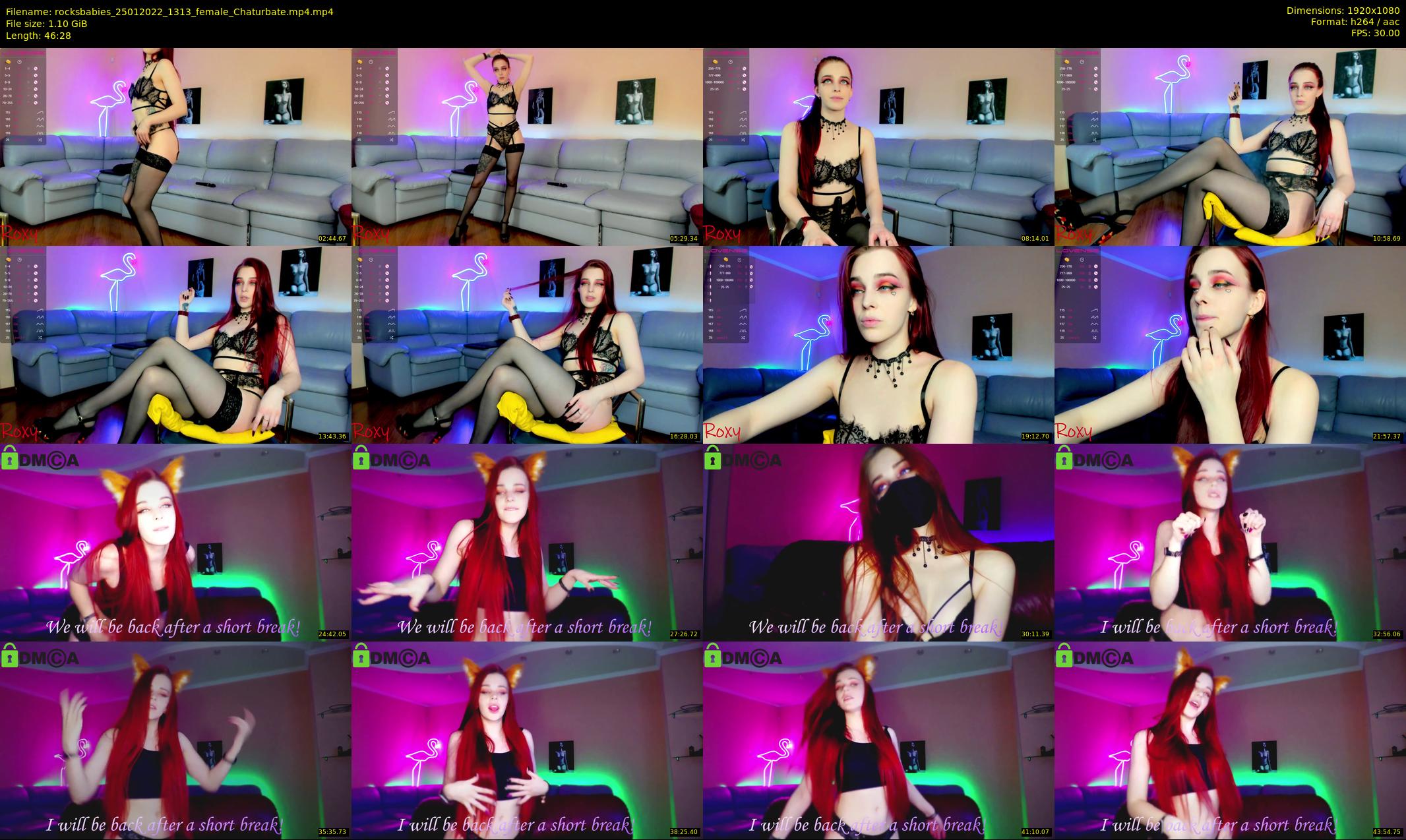 rocksbabies — 47 minute Chaturbate female cam show recording, 1080p, Jan 25, 2022