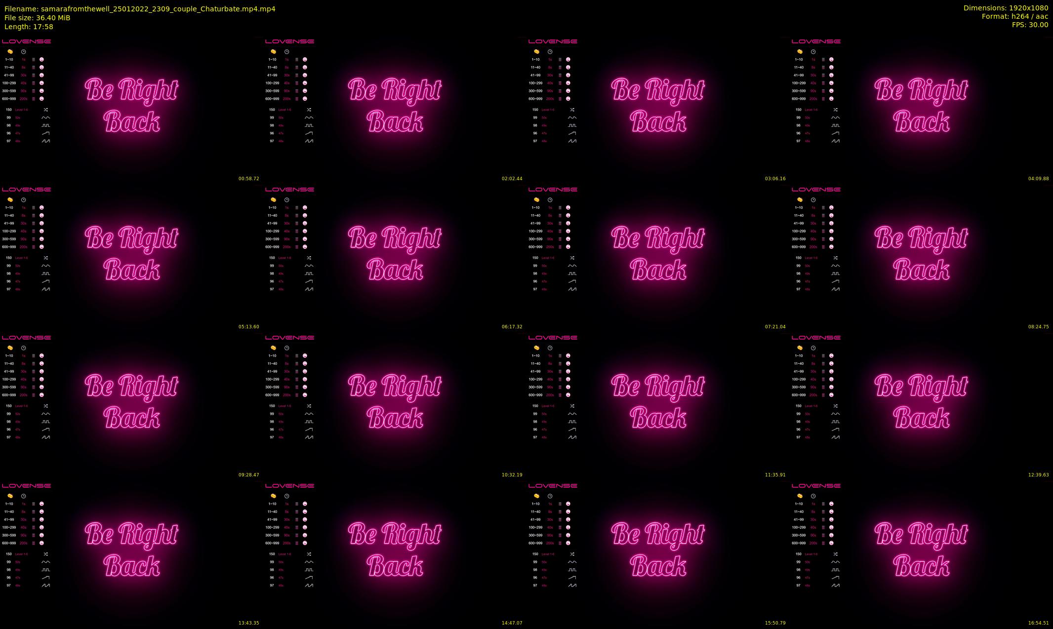 samarafromthewell — 18 minute Chaturbate female cam show recording, 1080p, Jan 25, 2022