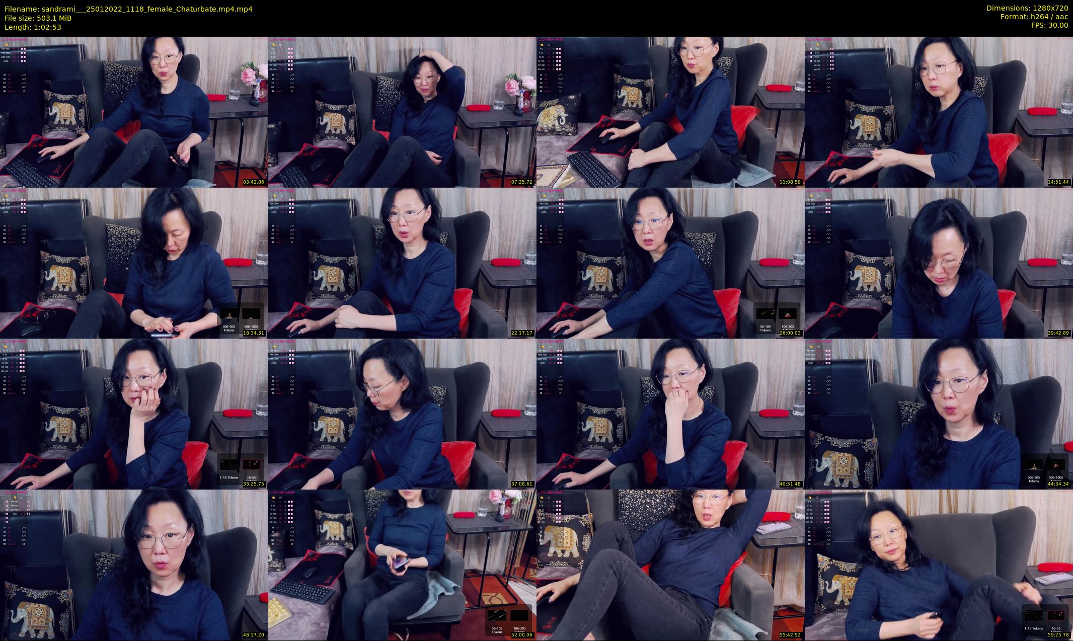 sandrami__ — 63 minute Chaturbate female cam show recording, 720p, Jan 25, 2022