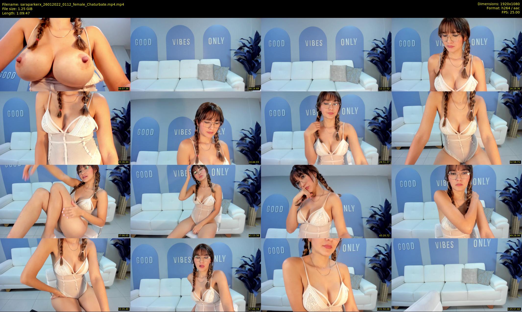 saraparkerx — 70 minute Chaturbate female cam show recording, 1080p, Jan 26, 2022