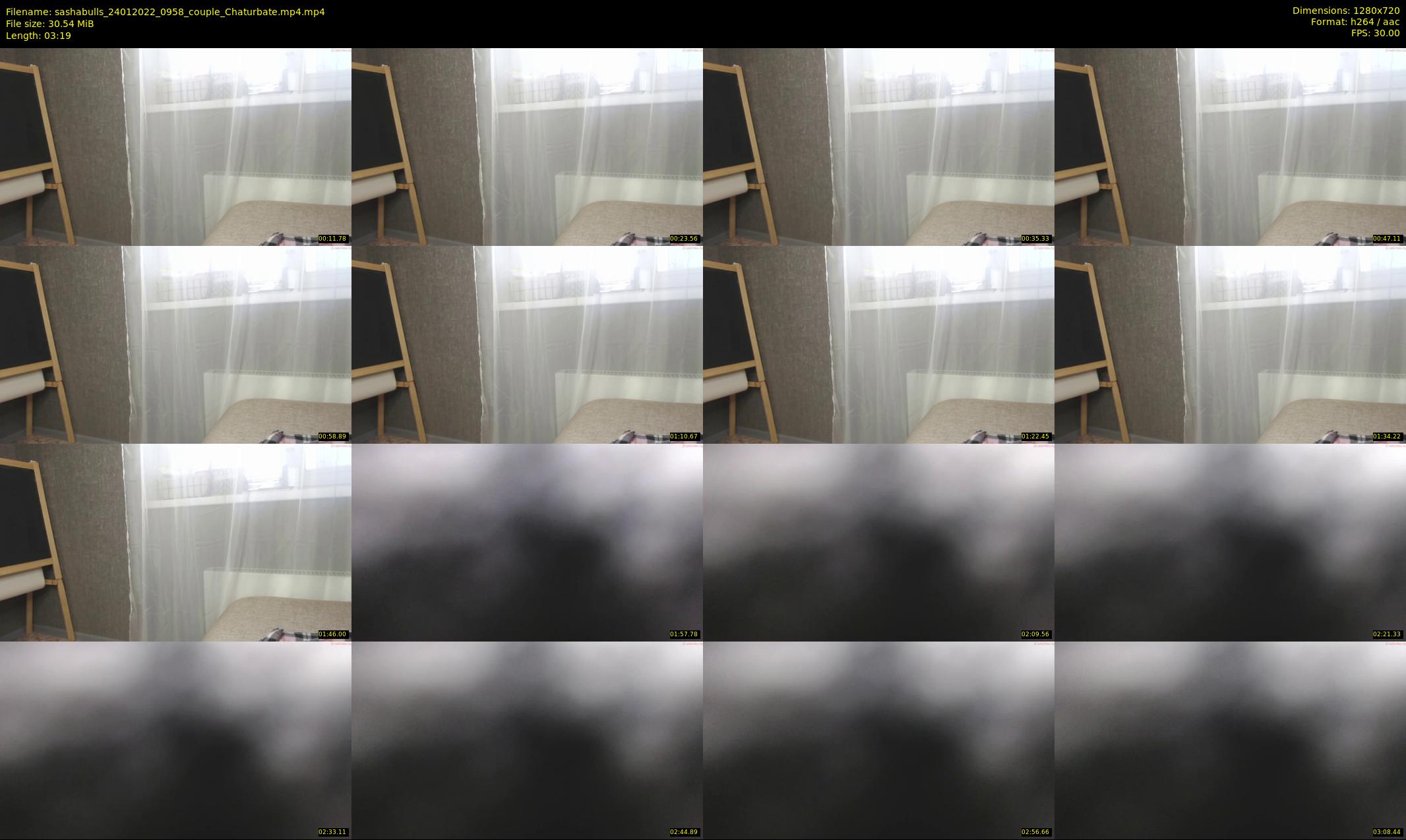 sashabulls — 4 minute Chaturbate couple cam show recording, 720p, Jan 24, 2022