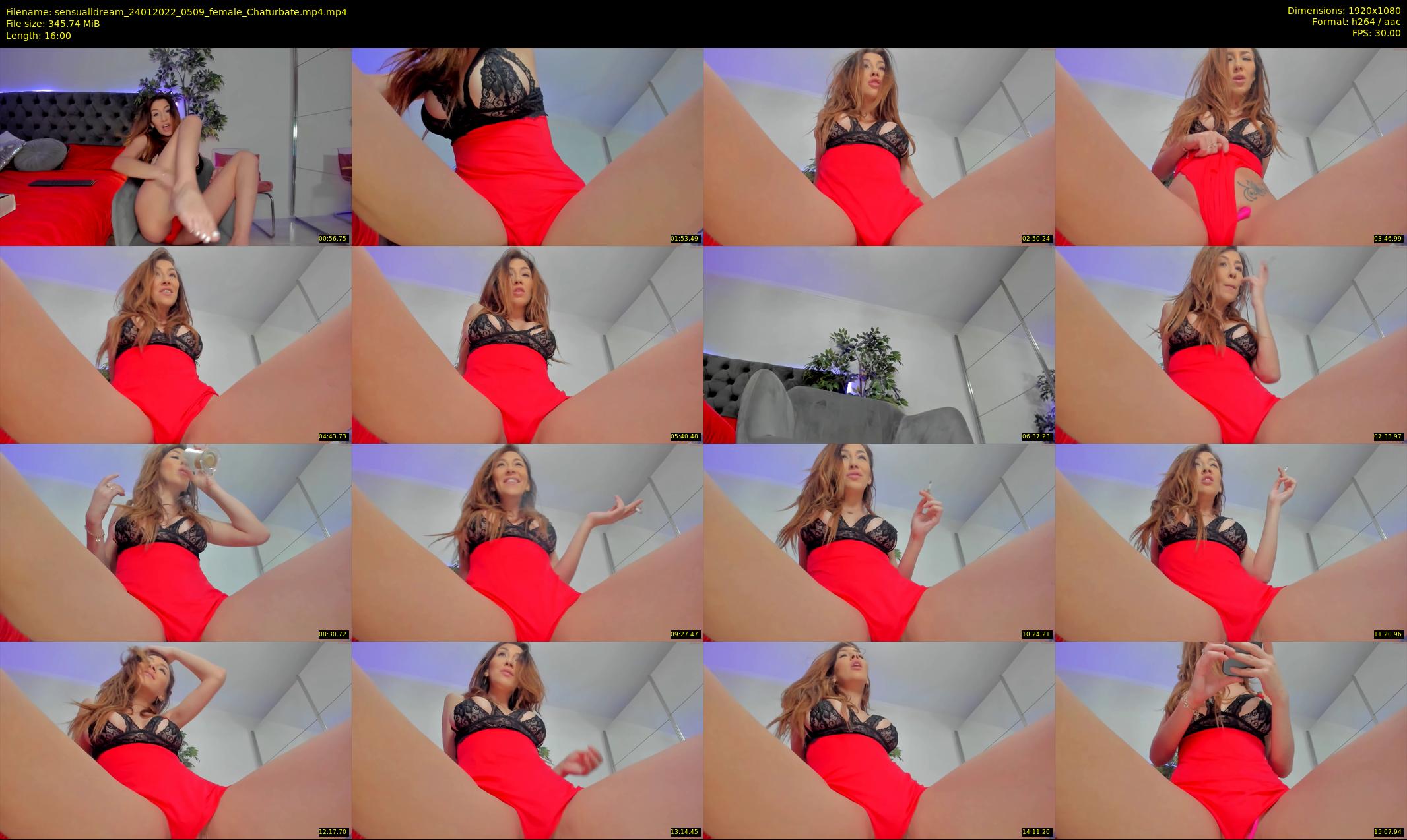 sensualldream — 16 minute Chaturbate female cam show recording, 1080p, Jan 24, 2022