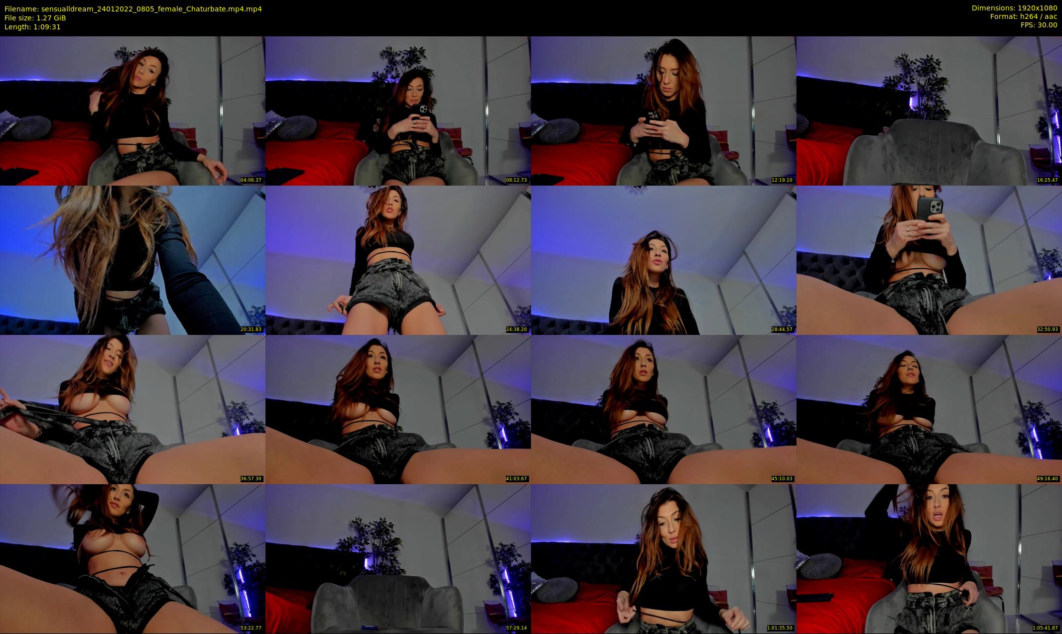 sensualldream — 70 minute Chaturbate female cam show recording, 1080p, Jan 24, 2022