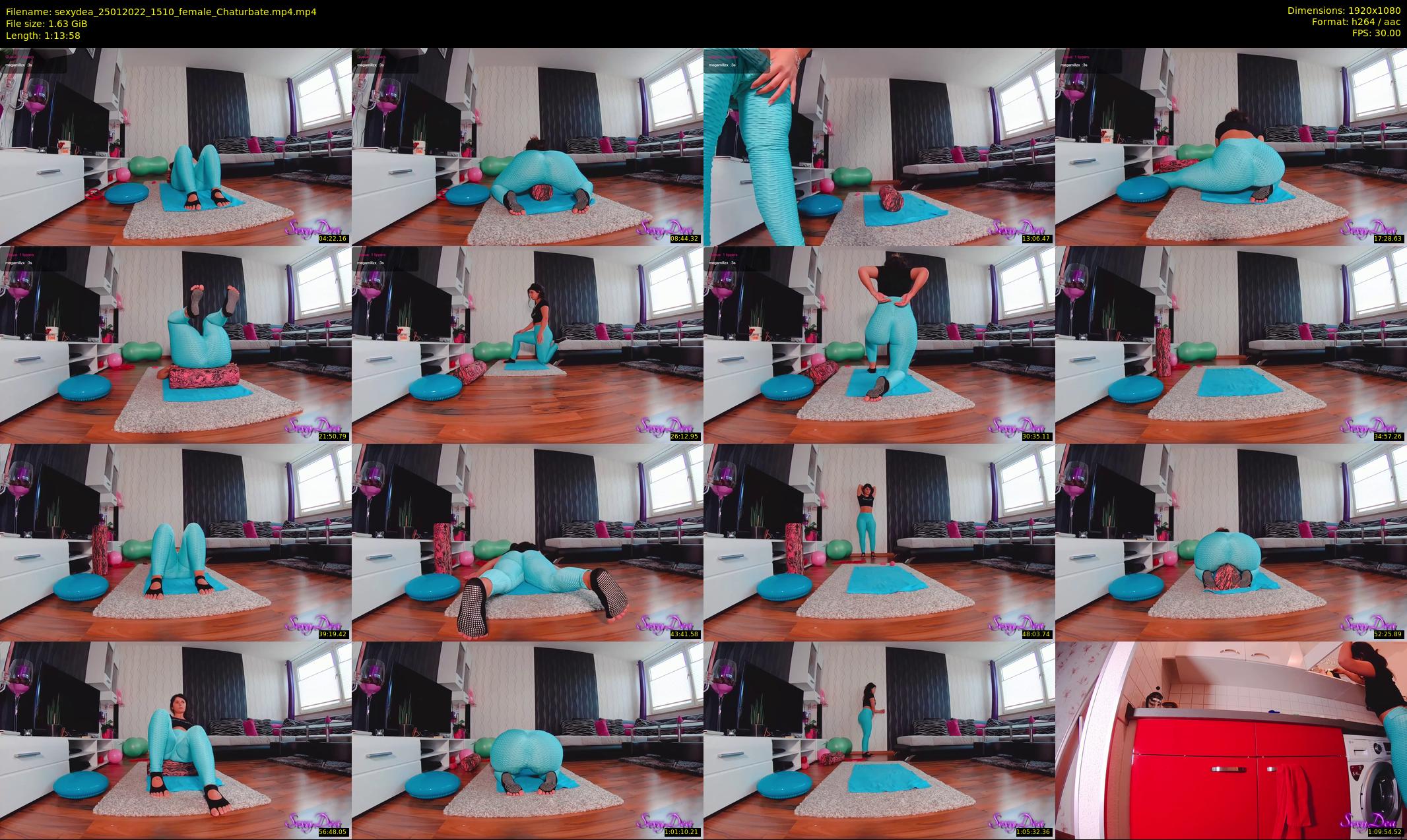 sexydea — 74 minute Chaturbate female cam show recording, 1080p, Jan 25, 2022