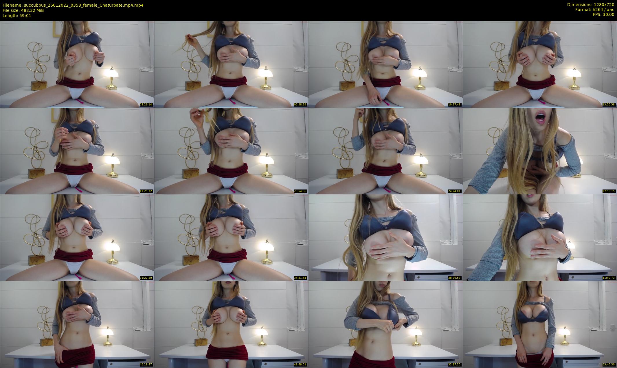 succubbus — 60 minute Chaturbate female cam show recording, 720p, Jan 26, 2022