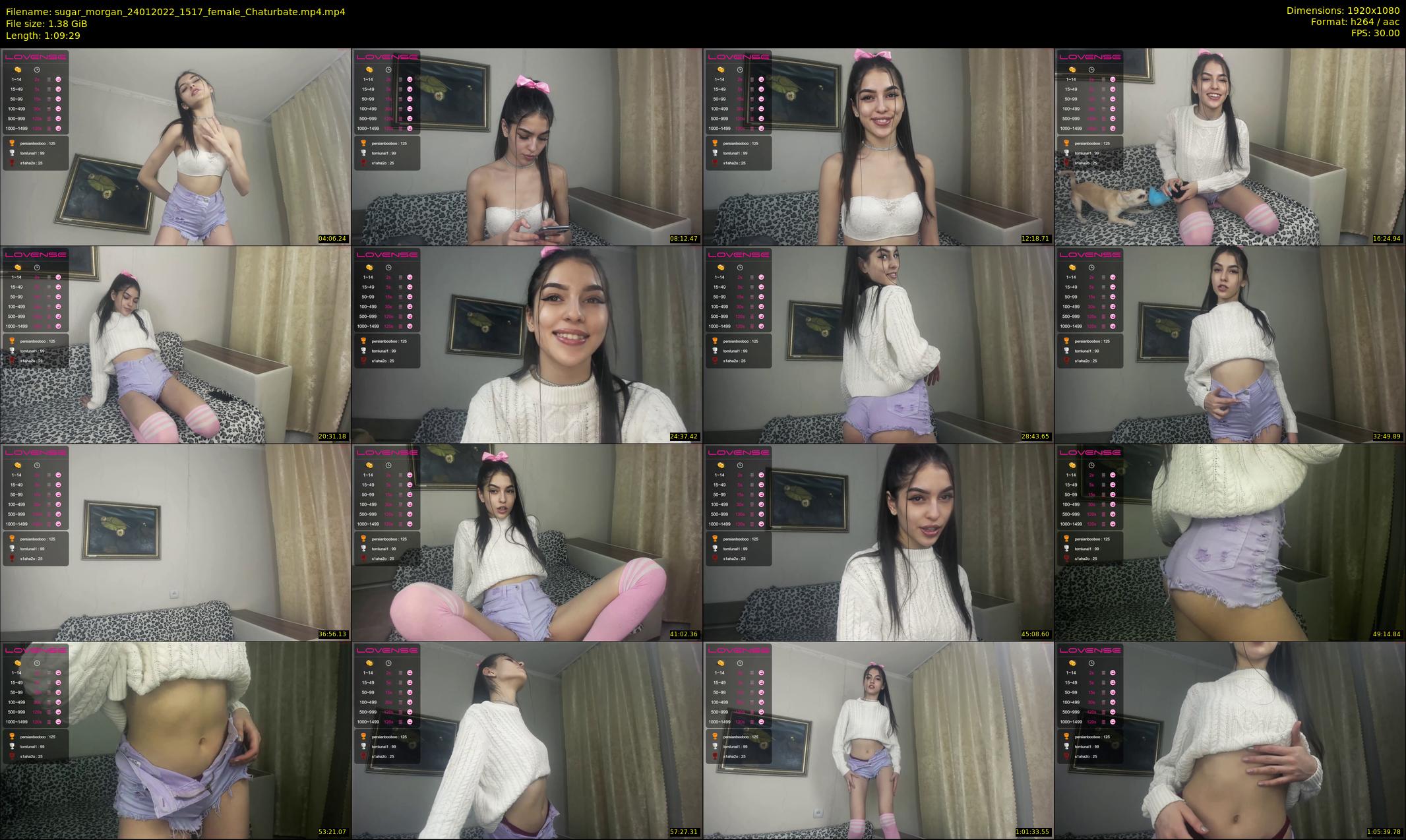 sugar_morgan — 70 minute Chaturbate female cam show recording, 1080p, Jan 24, 2022