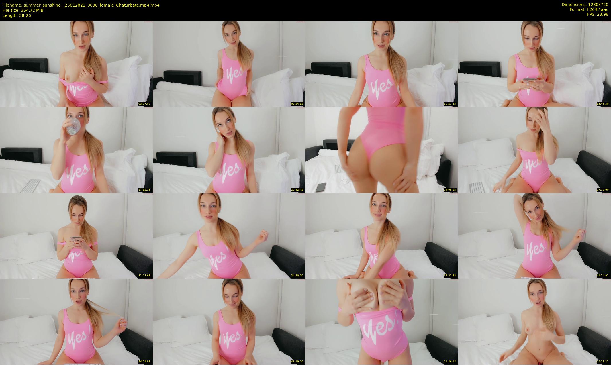 summer_sunshine_ — 59 minute Chaturbate female cam show recording, 720p, Jan 25, 2022