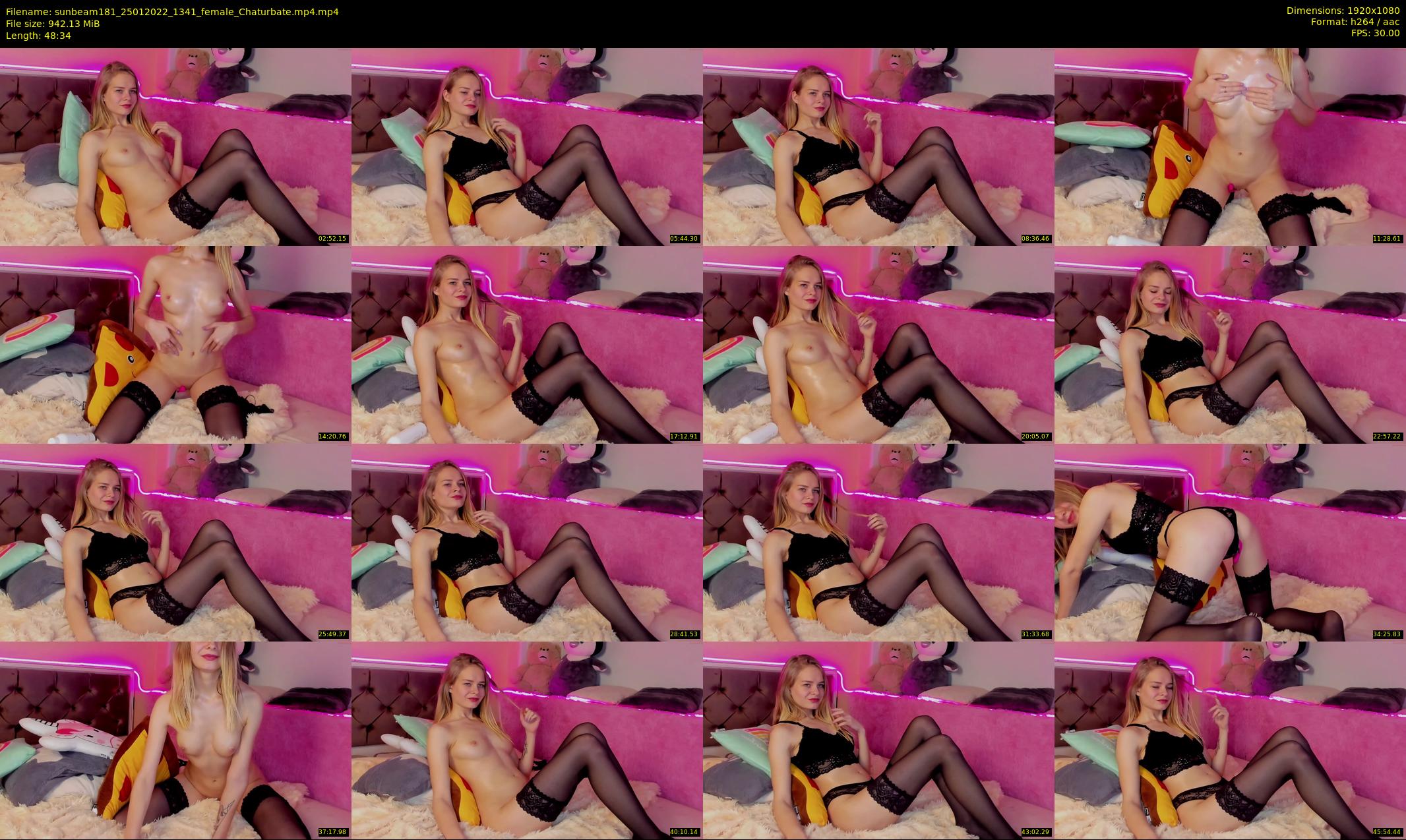 sunbeam181 — 49 minute Chaturbate female cam show recording, 1080p, Jan 25, 2022