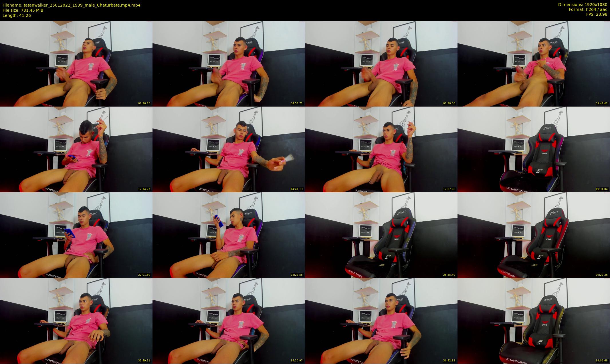 tatanwalker — 42 minute Chaturbate male cam show recording, 1080p, Jan 25, 2022