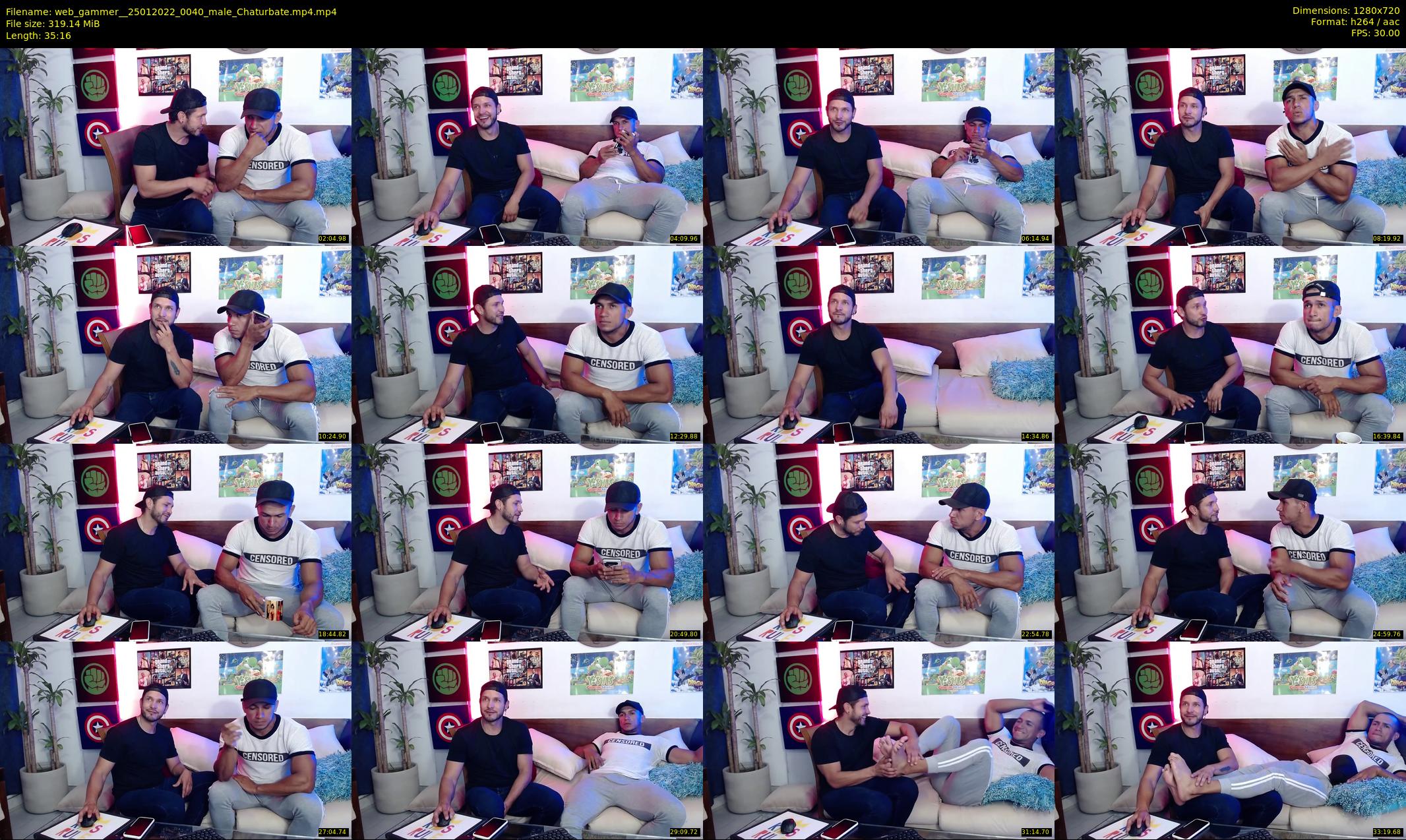 web_gammer_ — 36 minute Chaturbate male cam show recording, 720p, Jan 25, 2022
