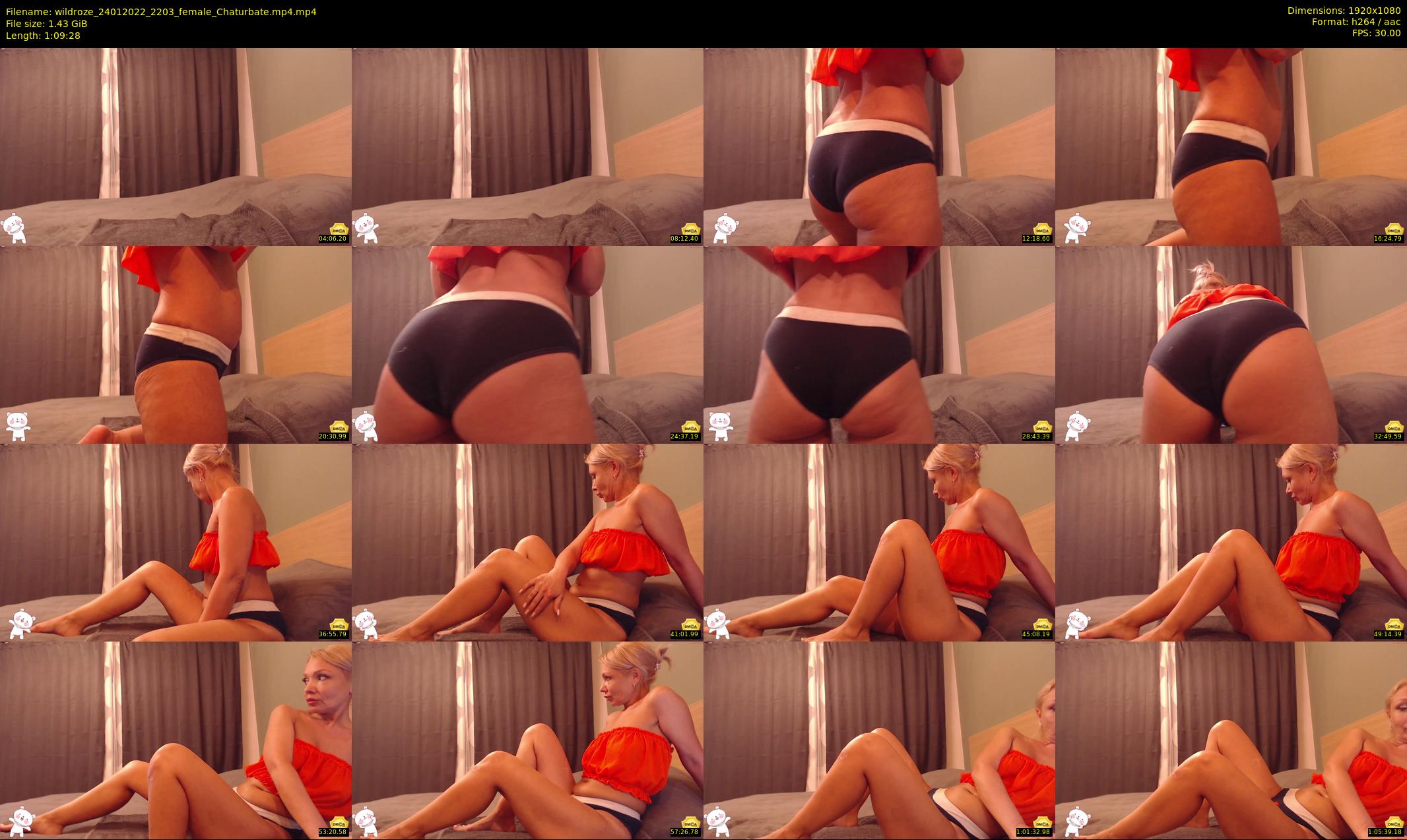 wildroze — 70 minute Chaturbate female cam show recording, 1080p, Jan 24, 2022