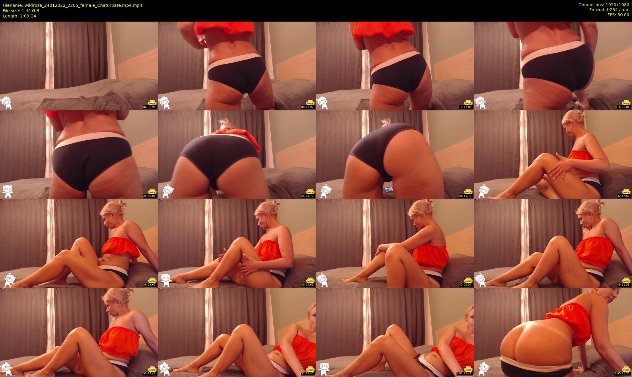 wildroze — 70 minute Chaturbate female cam show recording, 1080p, Jan 24, 2022