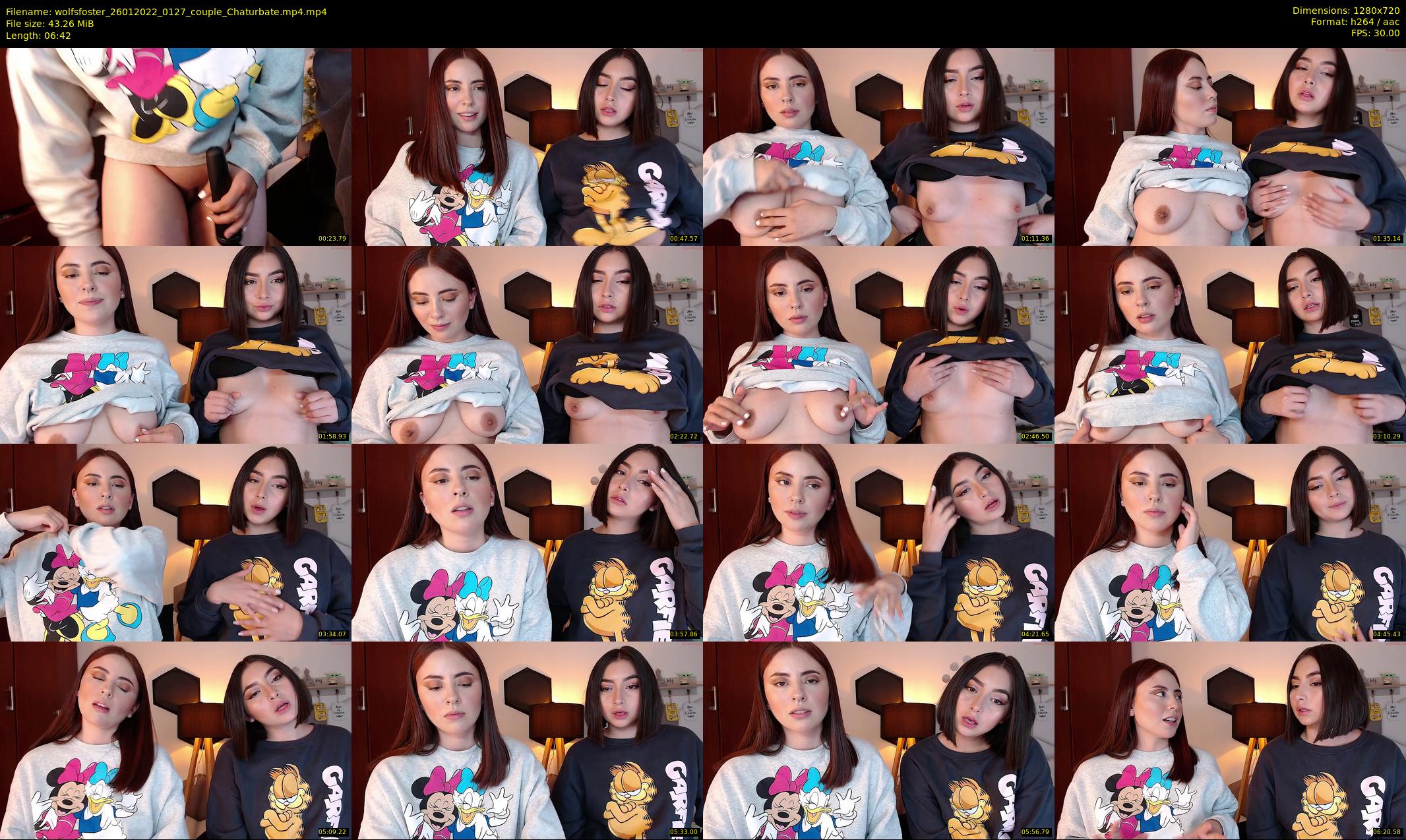 wolfsfoster — 7 minute Chaturbate couple cam show recording, 720p, Jan 26, 2022