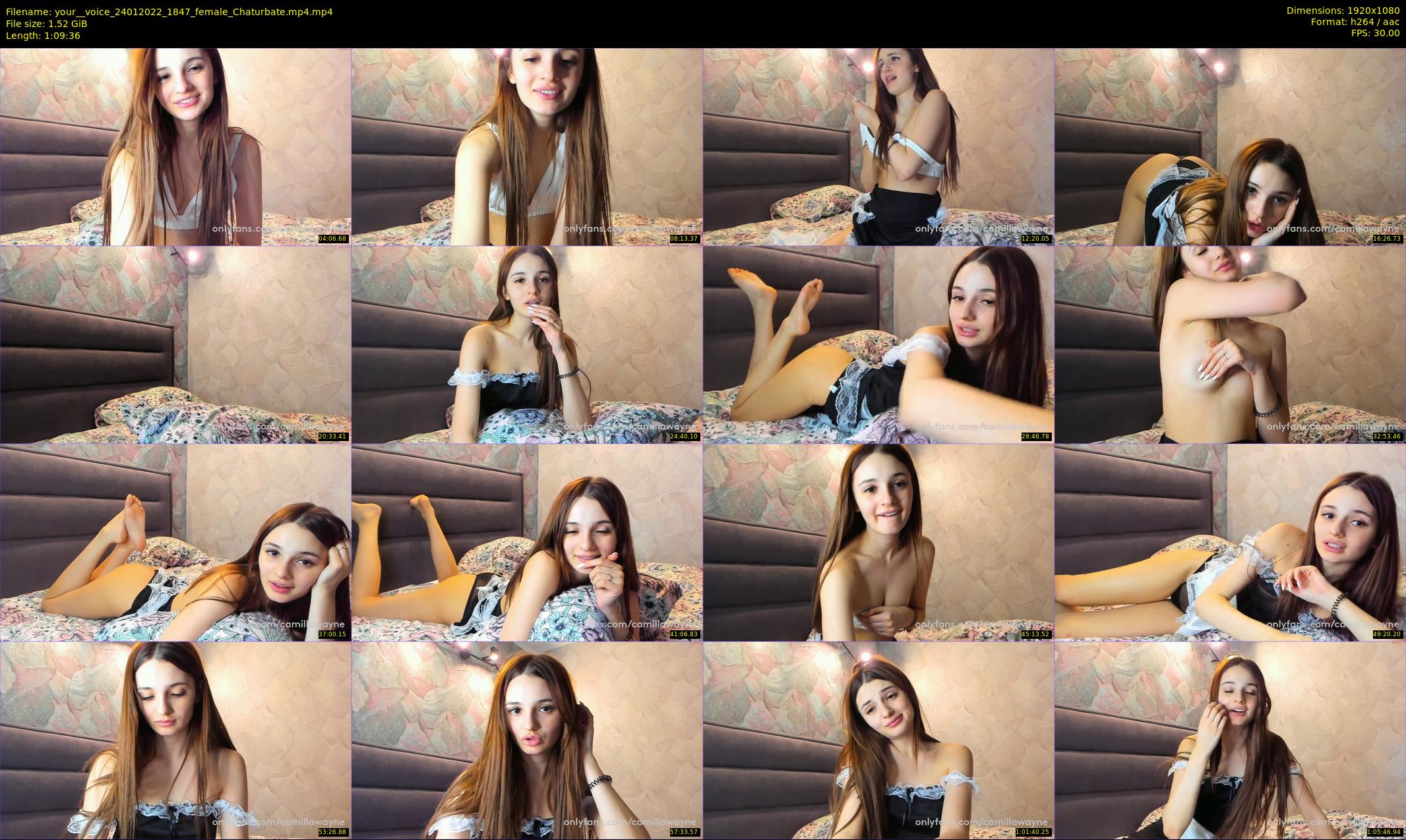your__voice — 70 minute Chaturbate female cam show recording, 1080p, Jan 24, 2022