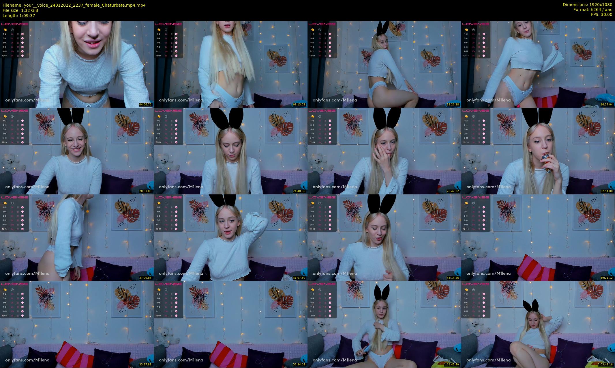 your__voice — 70 minute Chaturbate female cam show recording, 1080p, Jan 24, 2022
