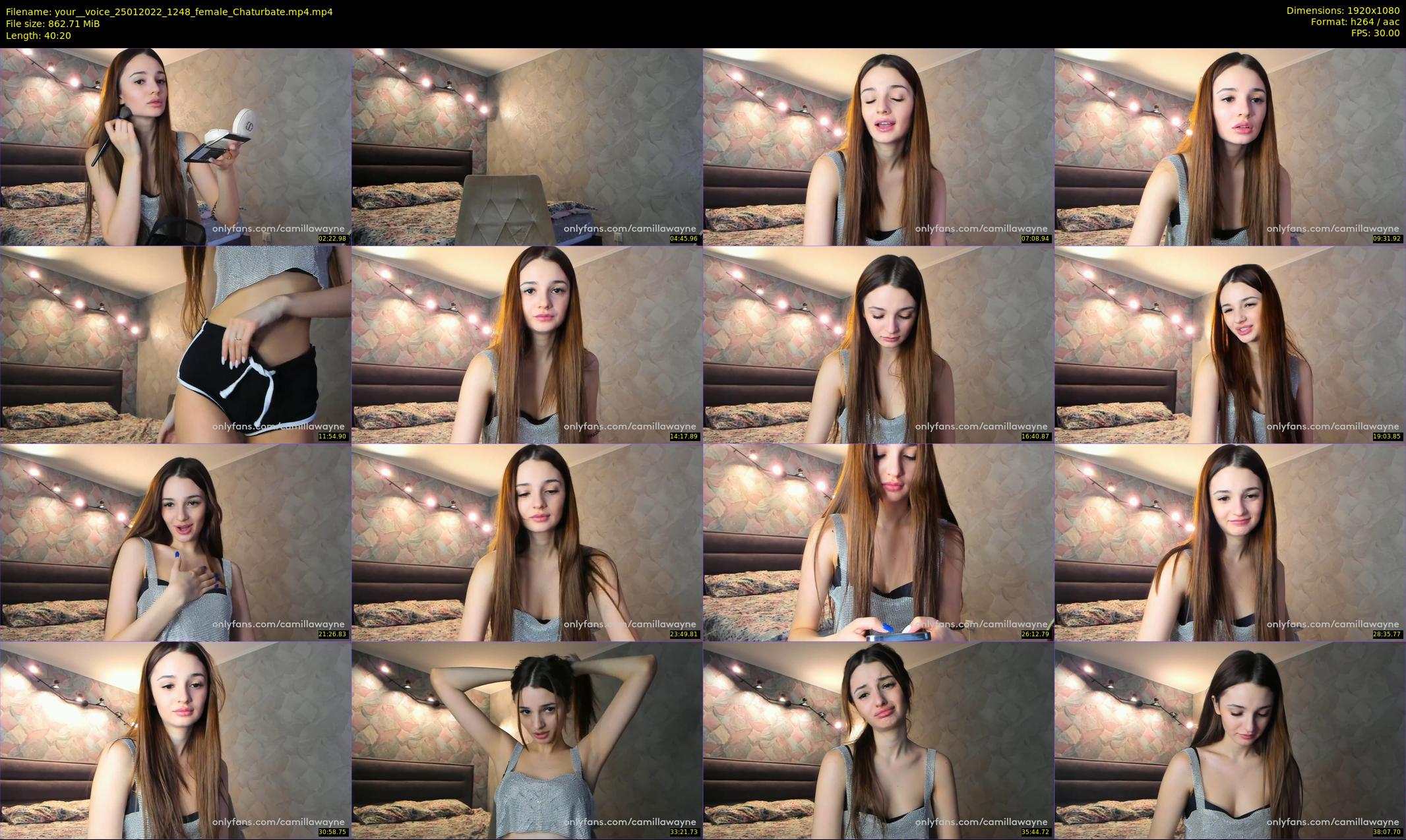your__voice — 41 minute Chaturbate female cam show recording, 1080p, Jan 25, 2022