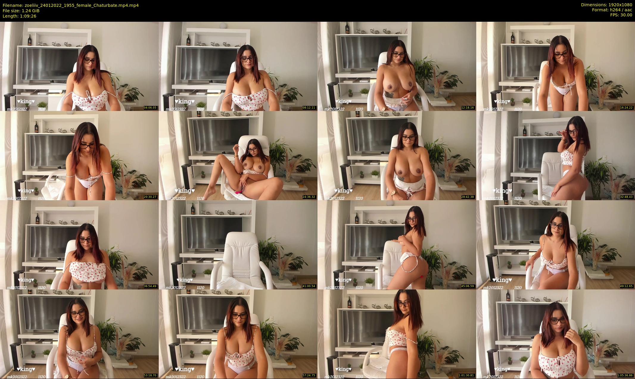zoeliiv — 70 minute Chaturbate female cam show recording, 1080p, Jan 24, 2022