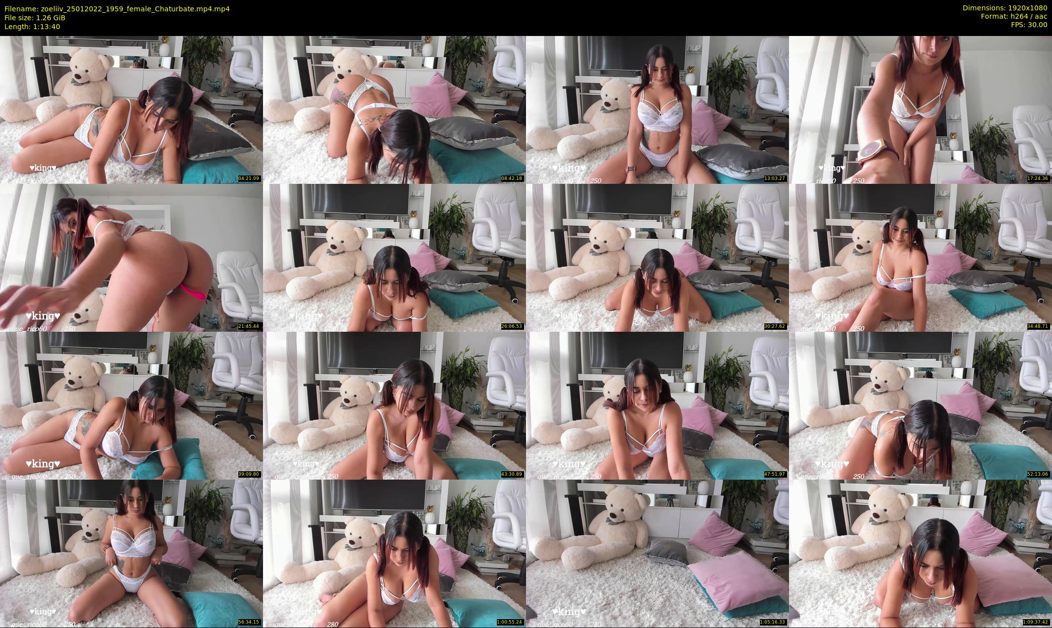zoeliiv — 74 minute Chaturbate female cam show recording, 1080p, Jan 25, 2022