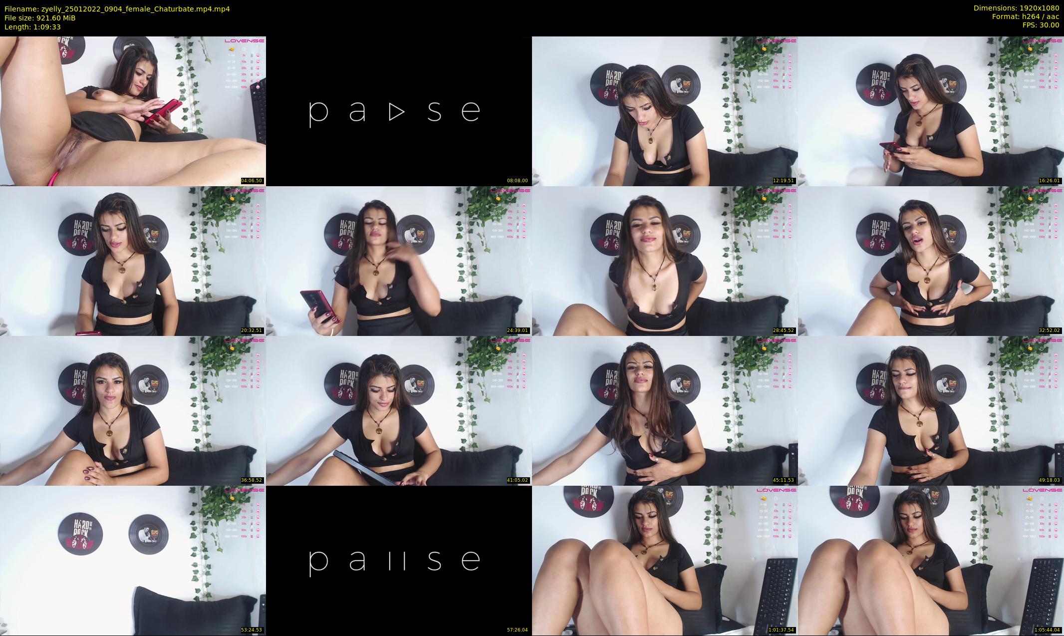zyelly — 70 minute Chaturbate female cam show recording, 1080p, Jan 25, 2022