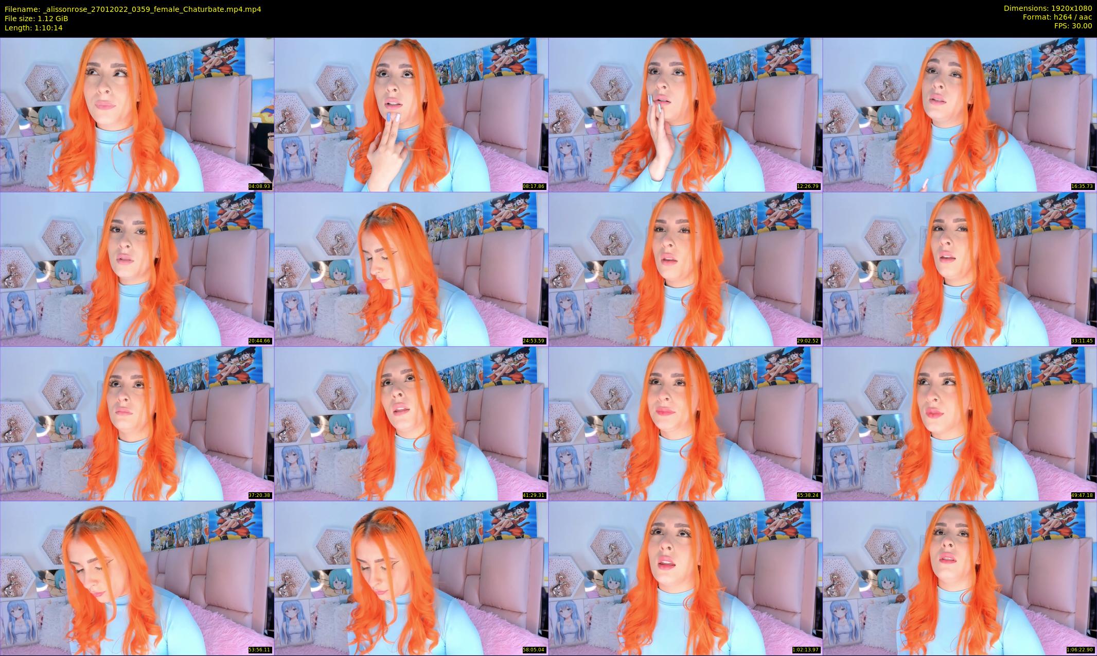 _alissonrose — 71 minute Chaturbate female cam show recording, 1080p, Jan 27, 2022