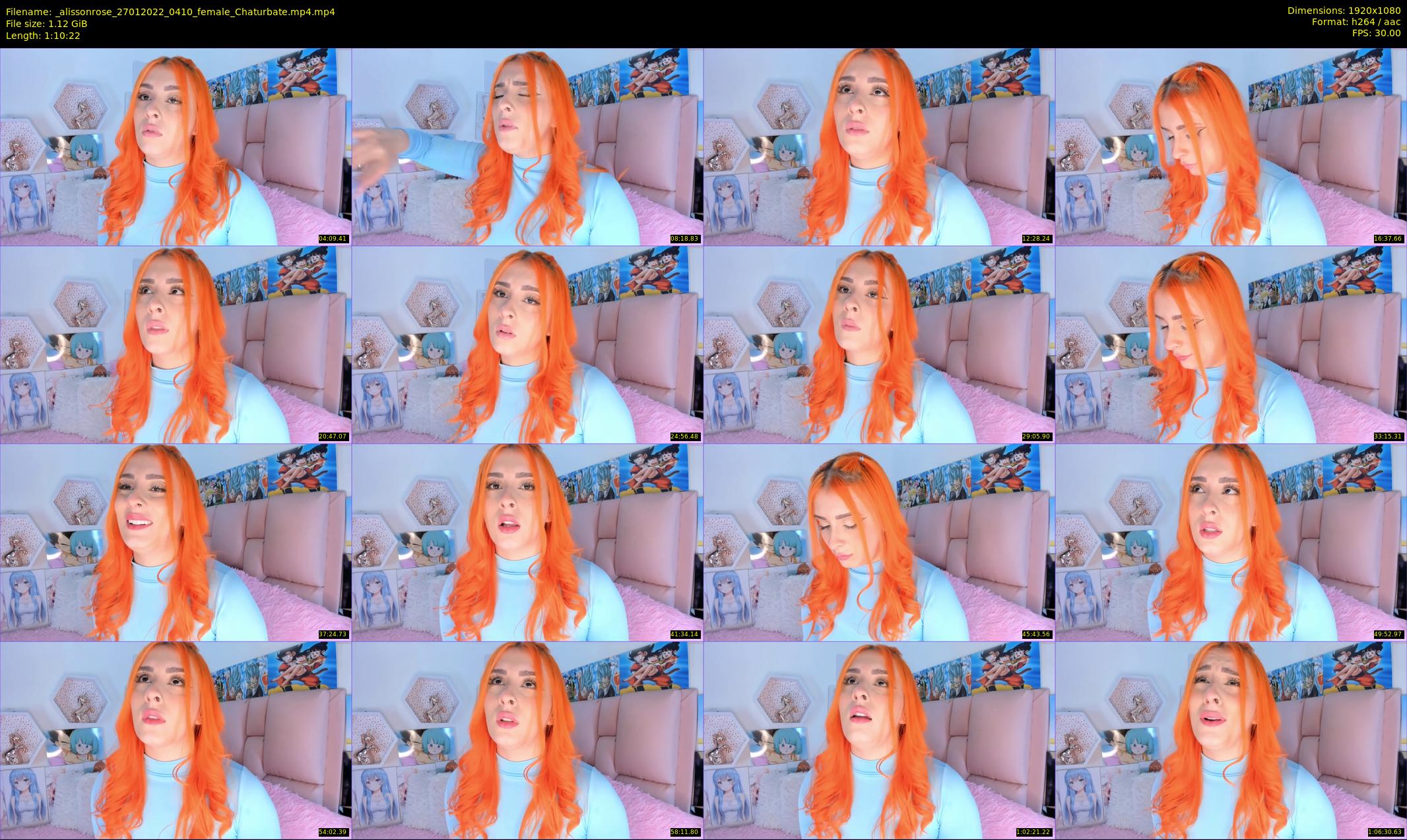 _alissonrose — 71 minute Chaturbate female cam show recording, 1080p, Jan 27, 2022