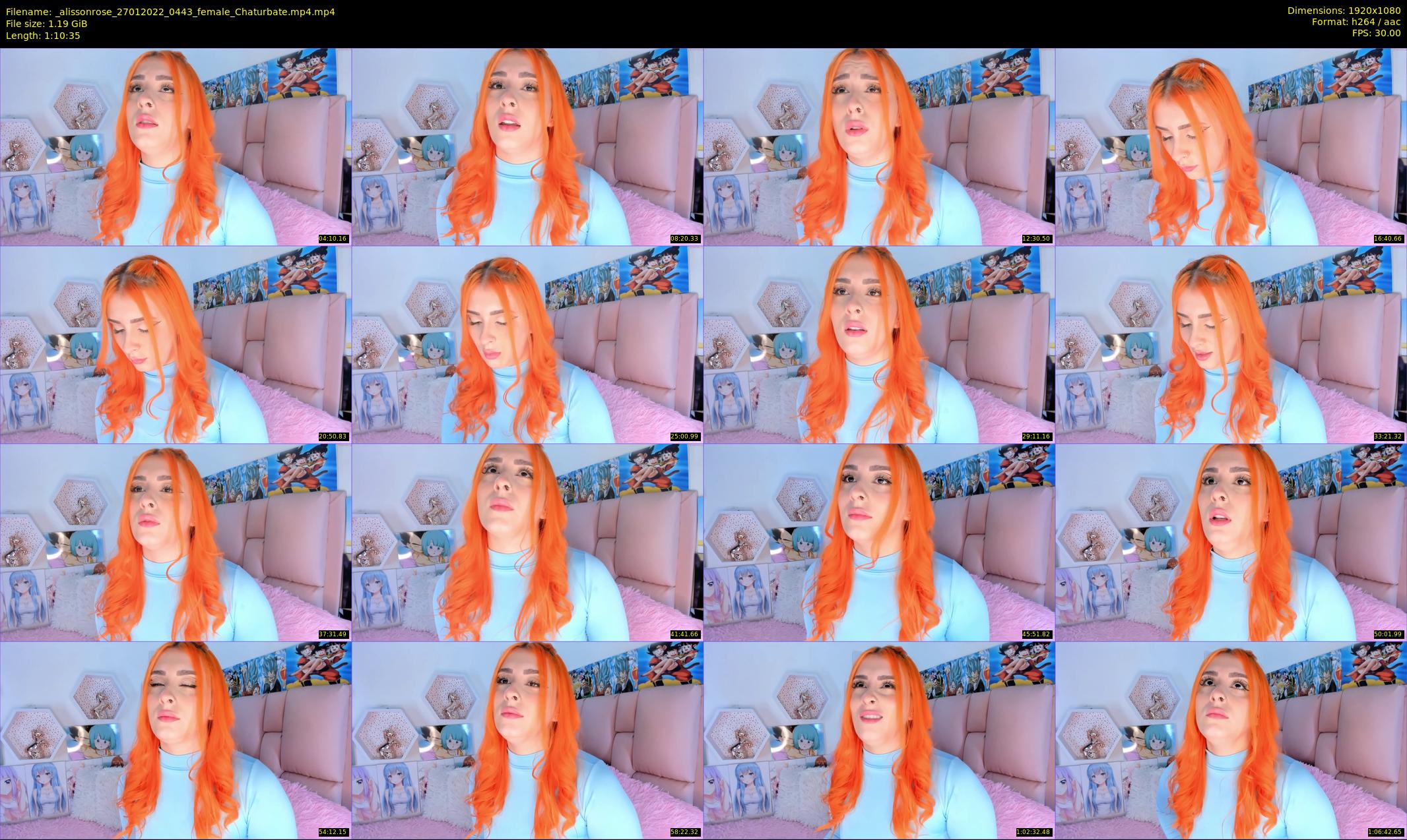 _alissonrose — 71 minute Chaturbate female cam show recording, 1080p, Jan 27, 2022