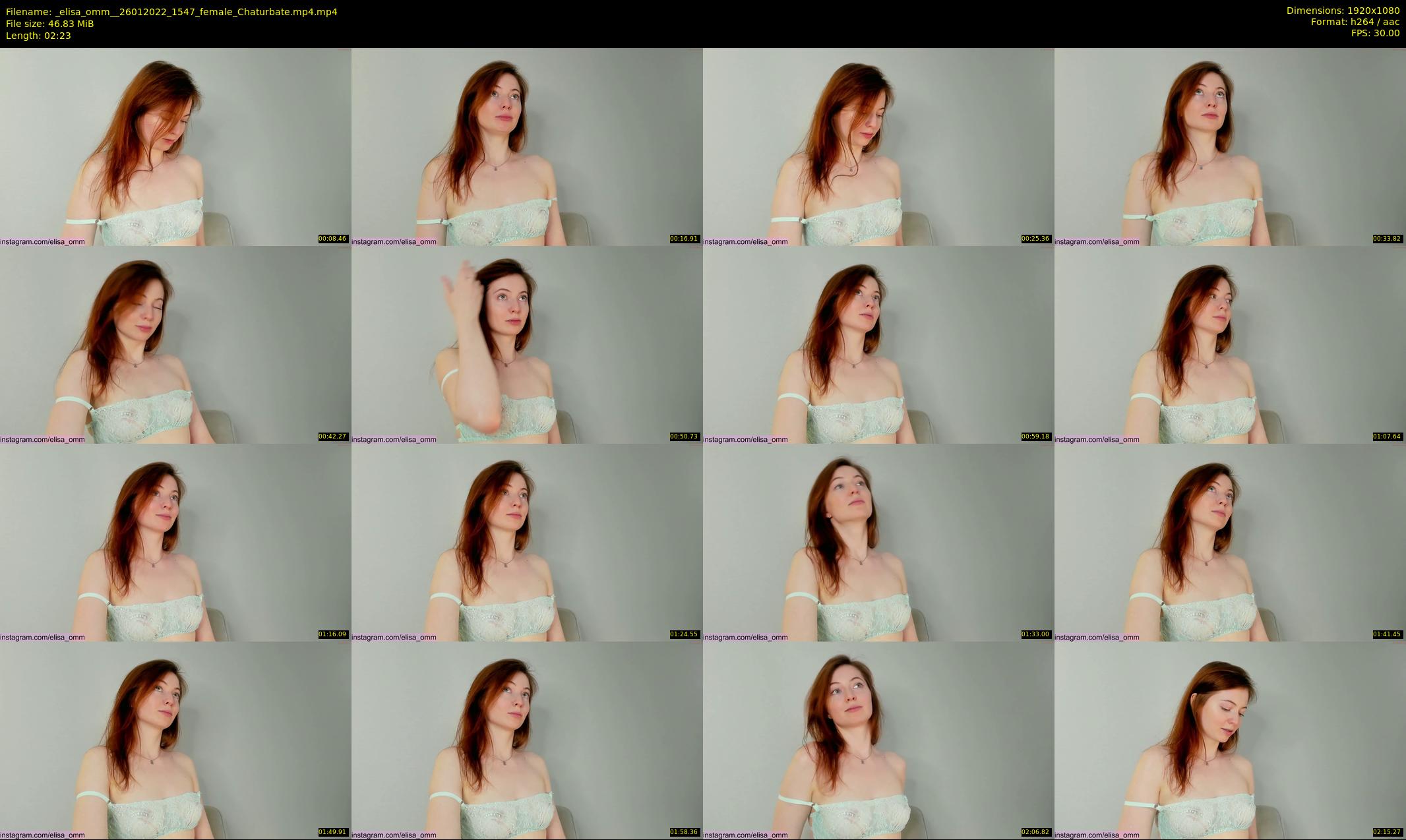_elisa_omm_ — 3 minute Chaturbate female cam show recording, 1080p, Jan 26, 2022