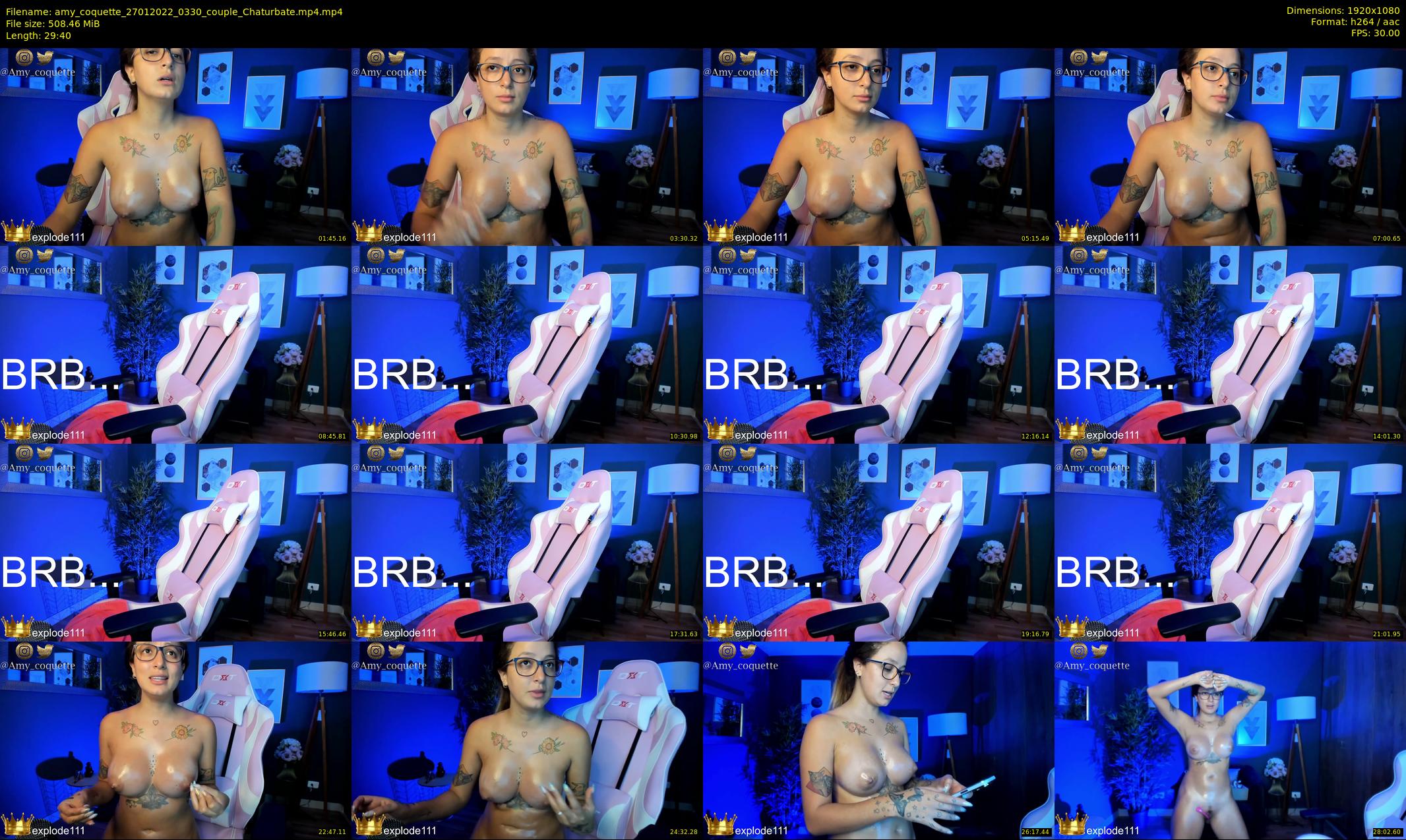 amy_coquette — 30 minute Chaturbate female cam show recording, 1080p, Jan 27, 2022
