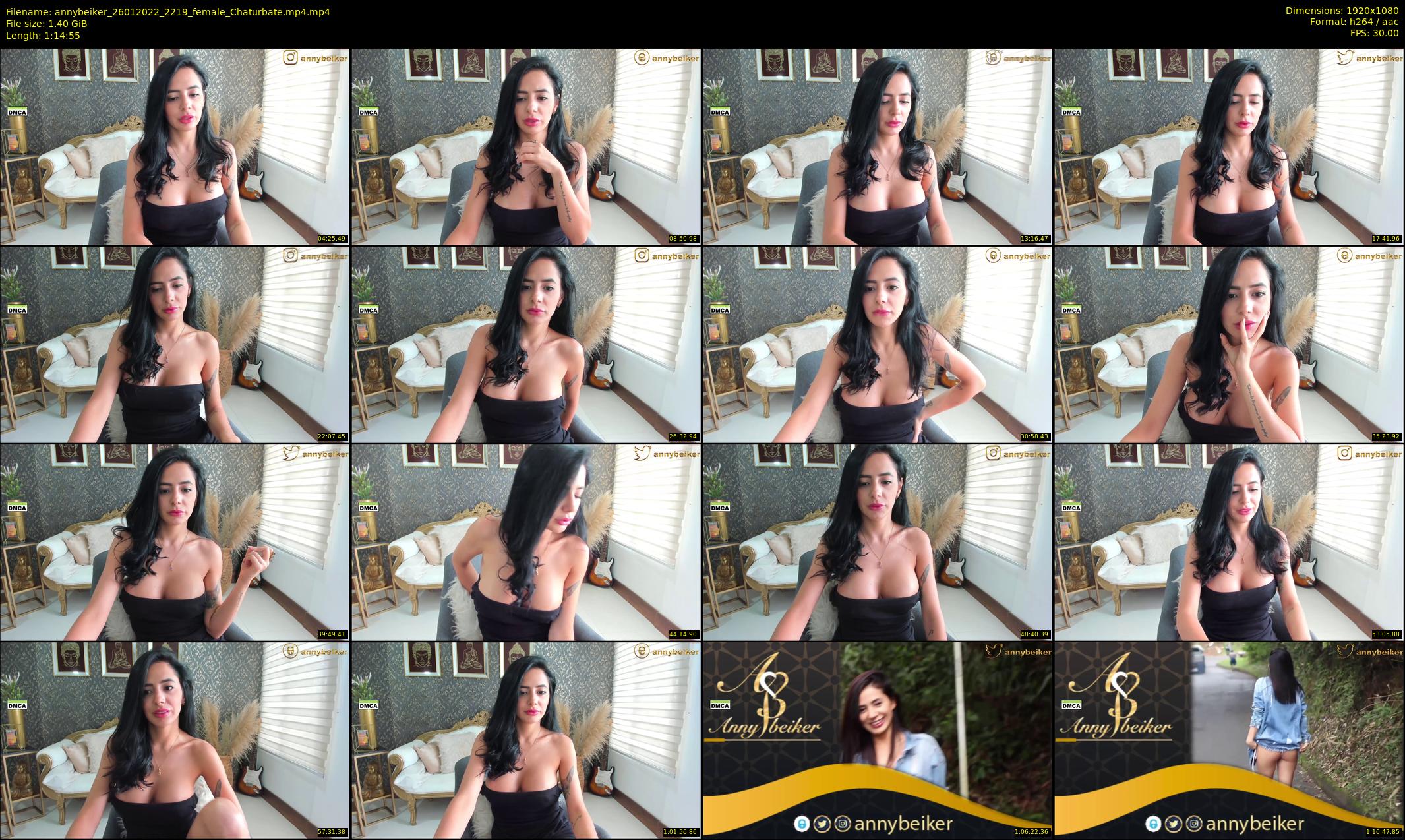 annybeiker — 75 minute Chaturbate female cam show recording, 1080p, Jan 26, 2022