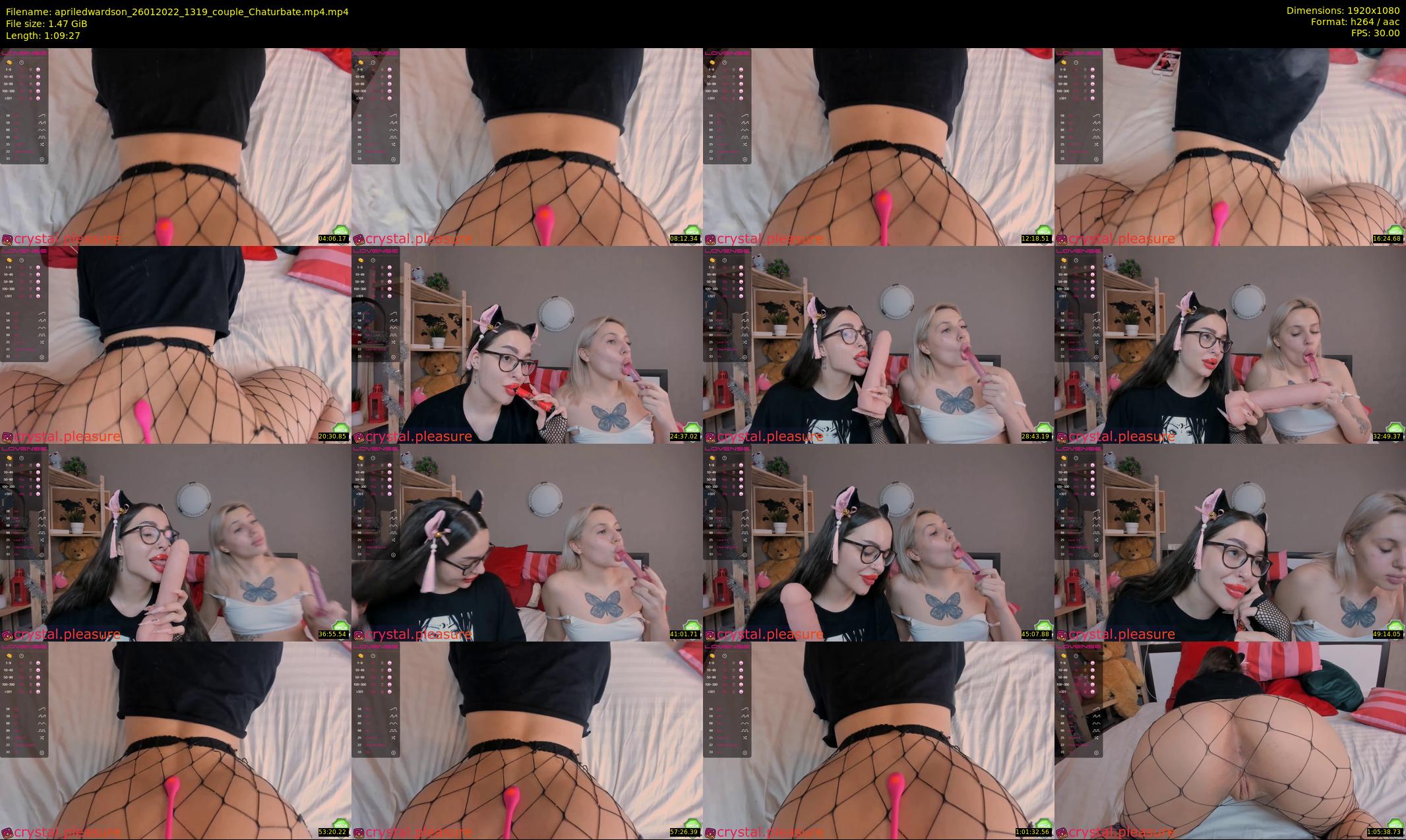 apriledwardson — 70 minute Chaturbate couple cam show recording, 1080p, Jan 26, 2022