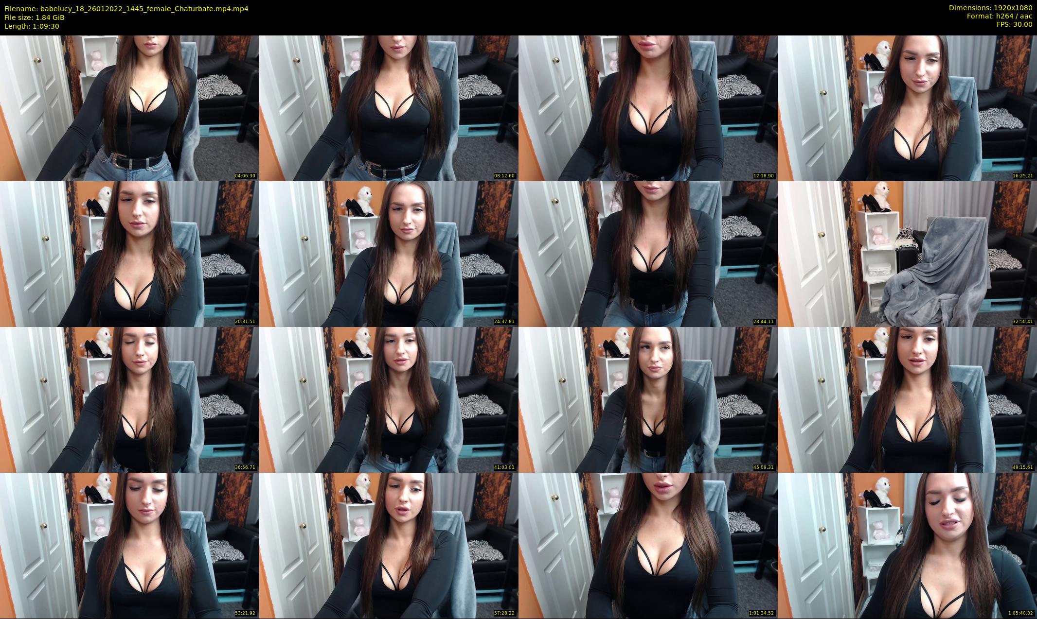 babelucy_18 — 70 minute Chaturbate female cam show recording, 1080p, Jan 26, 2022