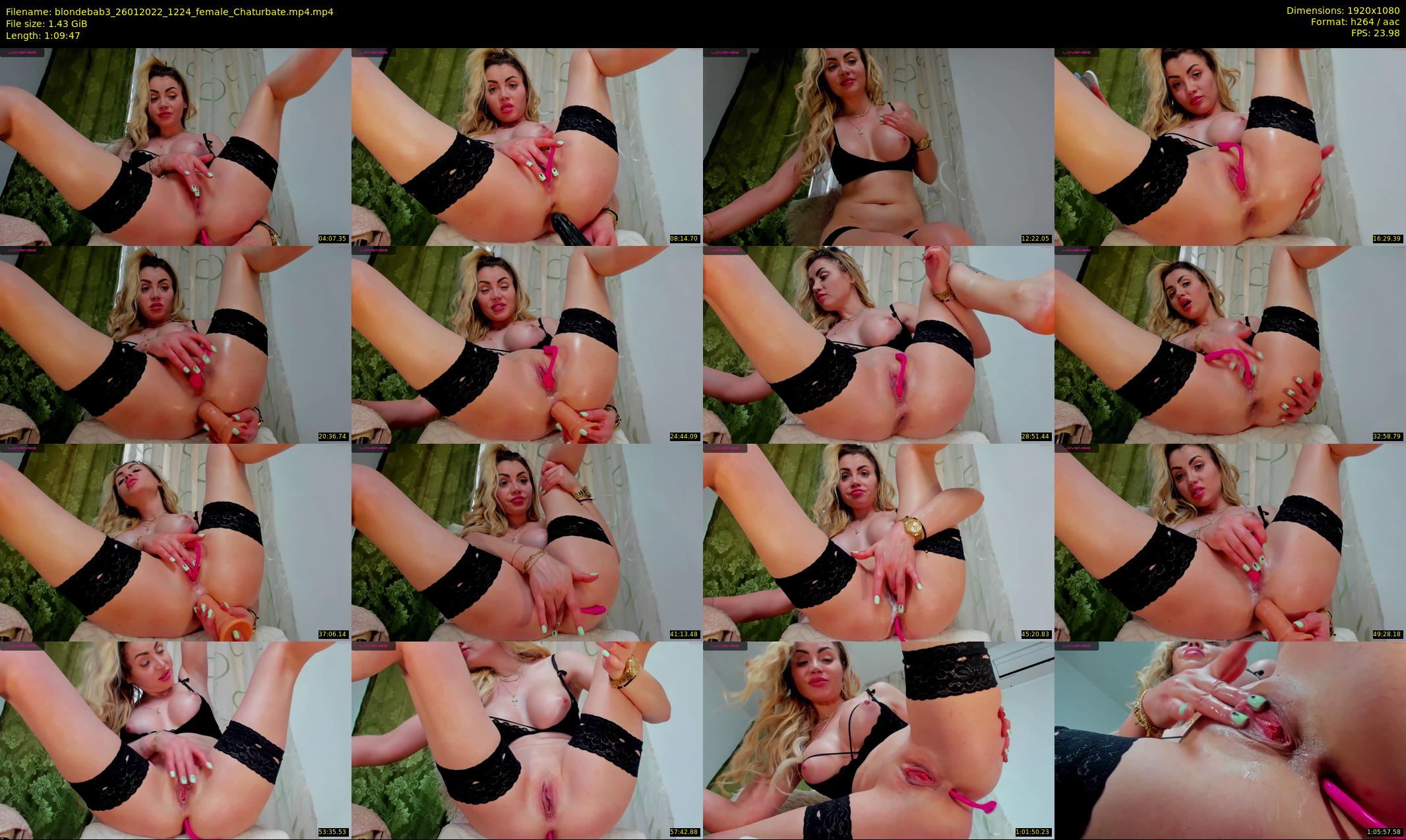 blondebab3 — 70 minute Chaturbate female cam show recording, 1080p, Jan 26, 2022