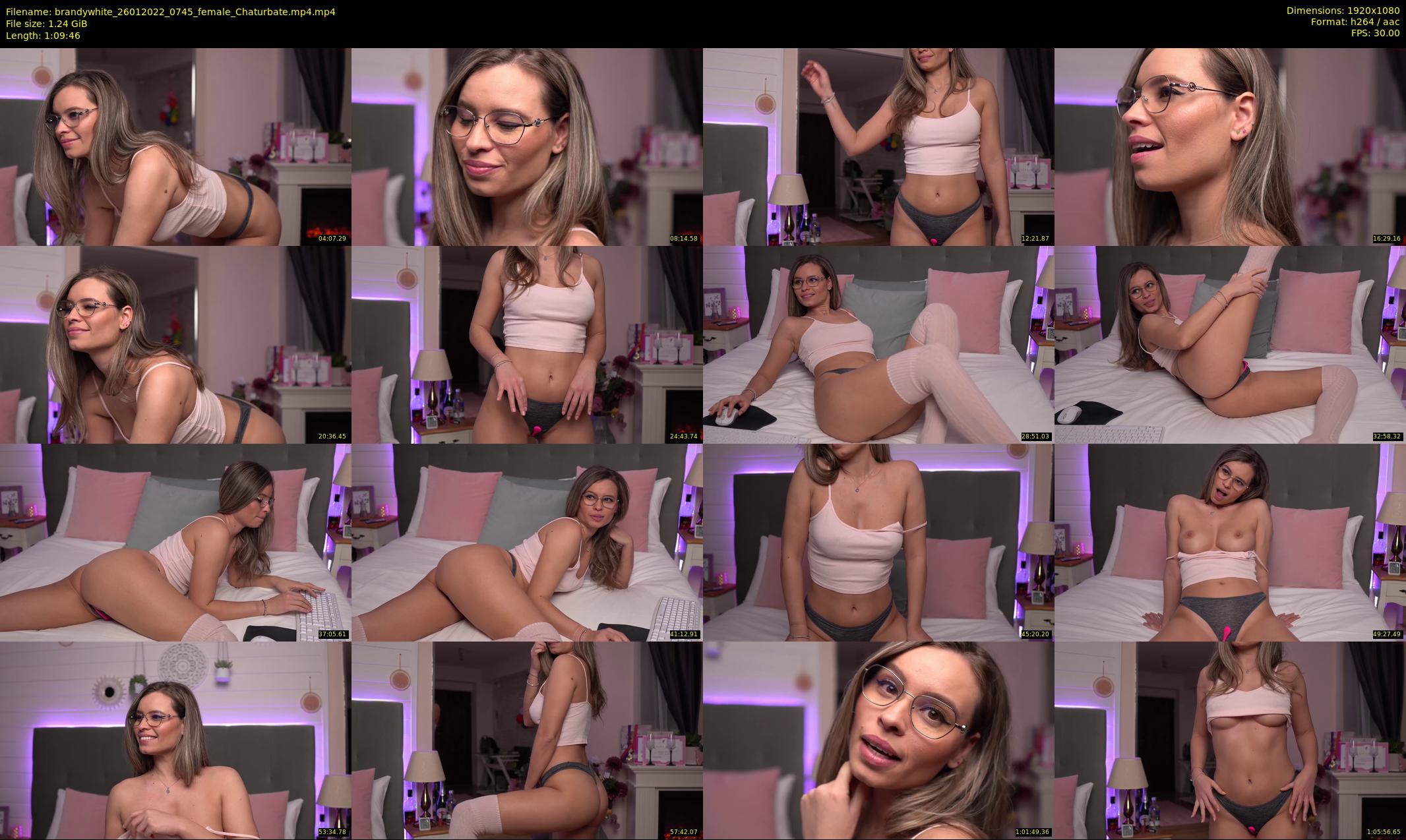 brandywhite — 70 minute Chaturbate female cam show recording, 1080p, Jan 26, 2022