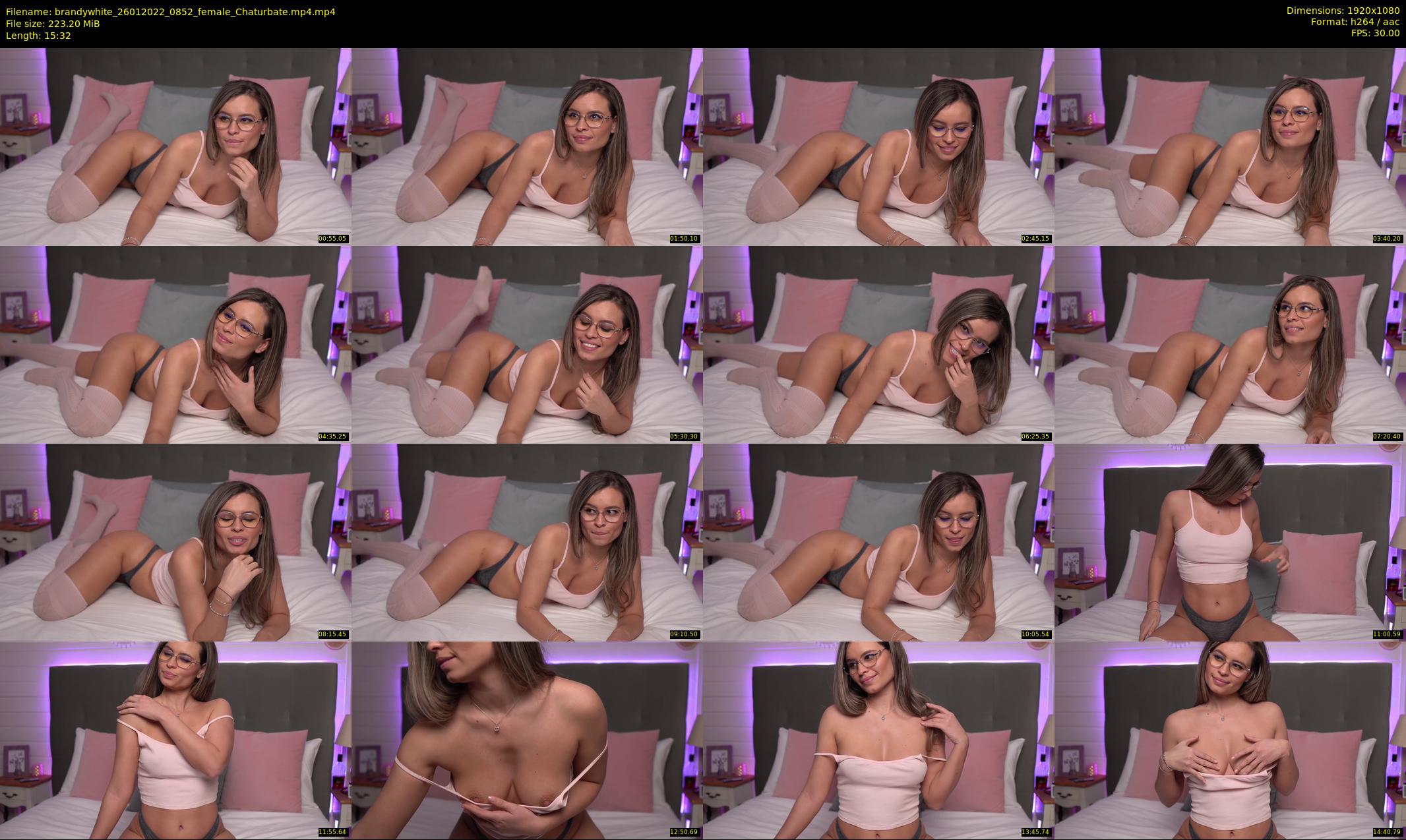 brandywhite — 16 minute Chaturbate female cam show recording, 1080p, Jan 26, 2022