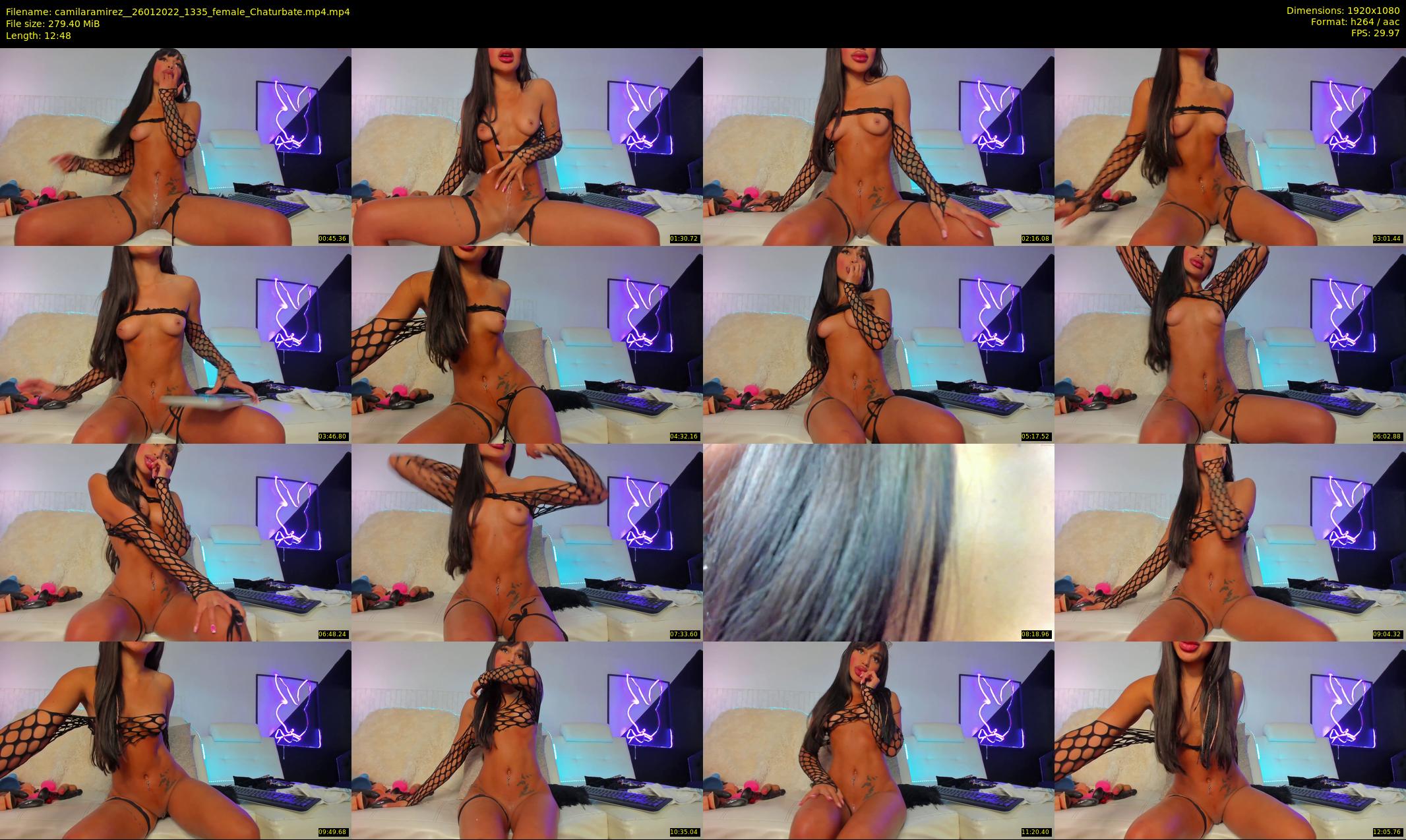 camilaramirez_ — 13 minute Chaturbate female cam show recording, 1080p, Jan 26, 2022