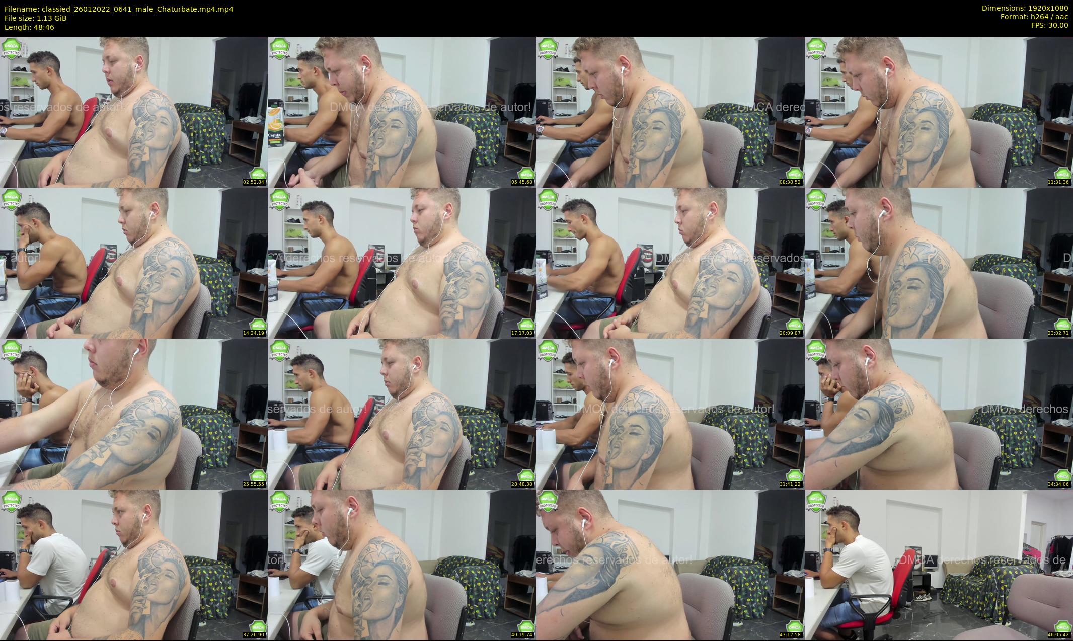 classied — 49 minute Chaturbate male cam show recording, 1080p, Jan 26, 2022