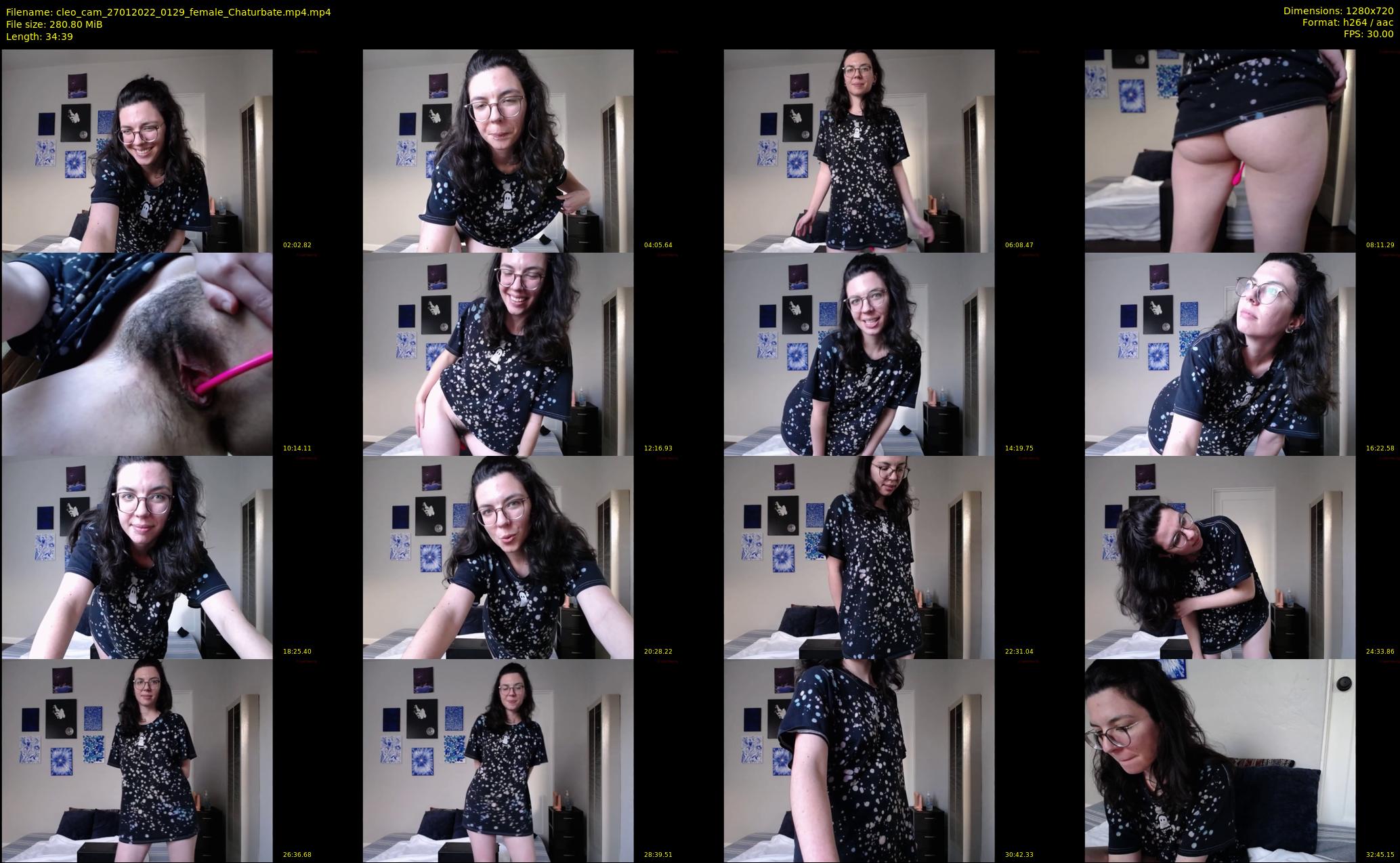 cleo_cam — 35 minute Chaturbate female cam show recording, 720p, Jan 27, 2022