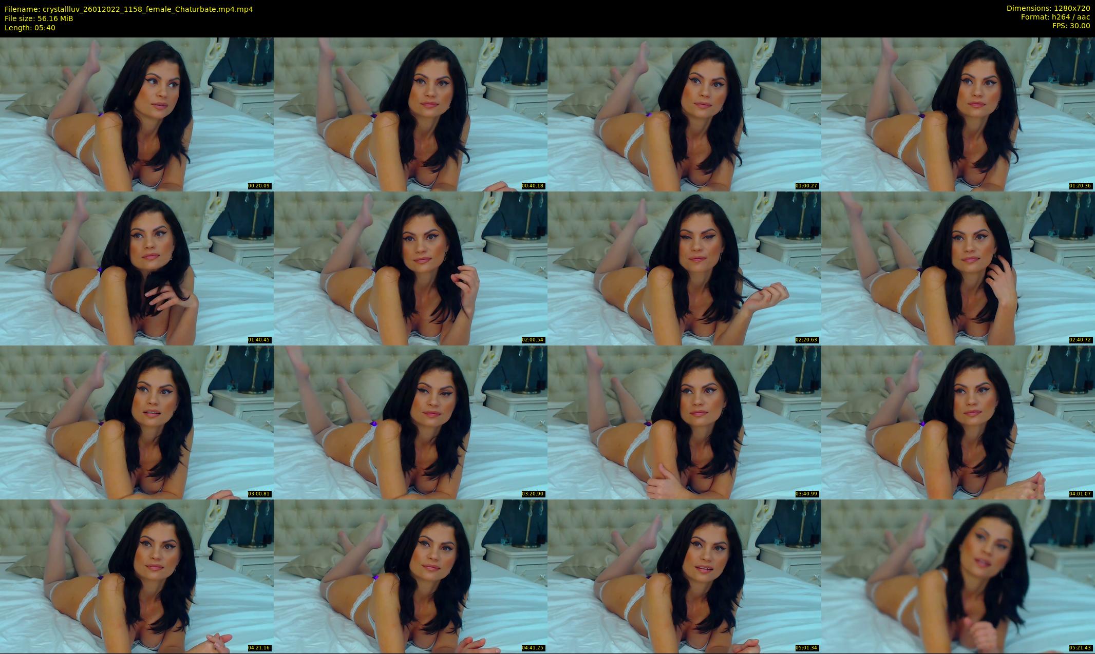 crystallluv — 6 minute Chaturbate female cam show recording, 720p, Jan 26, 2022