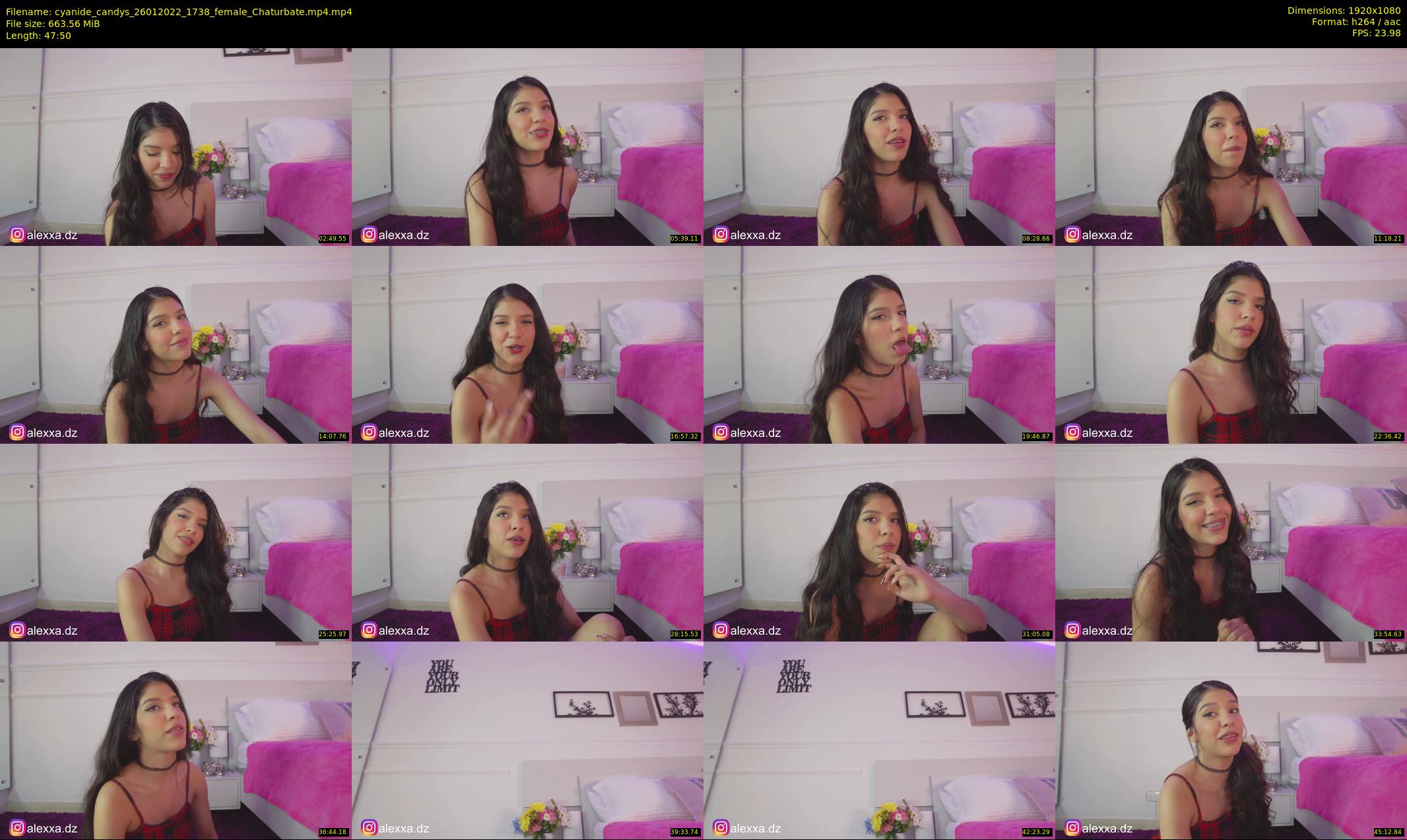 cyanide_candys — 48 minute Chaturbate female cam show recording, 1080p, Jan 26, 2022