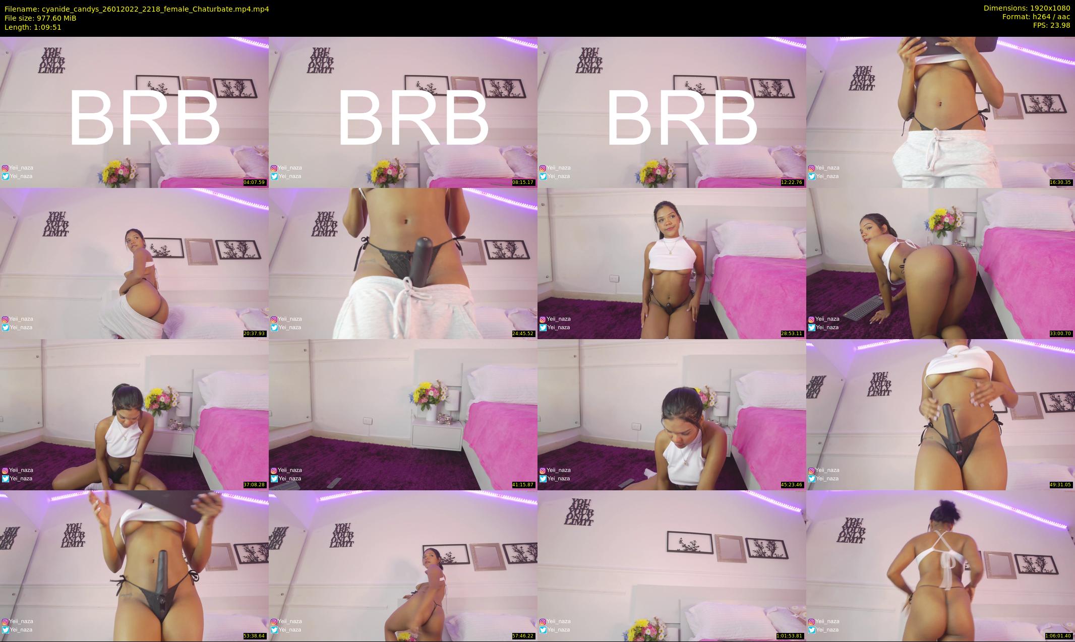 cyanide_candys — 70 minute Chaturbate female cam show recording, 1080p, Jan 26, 2022