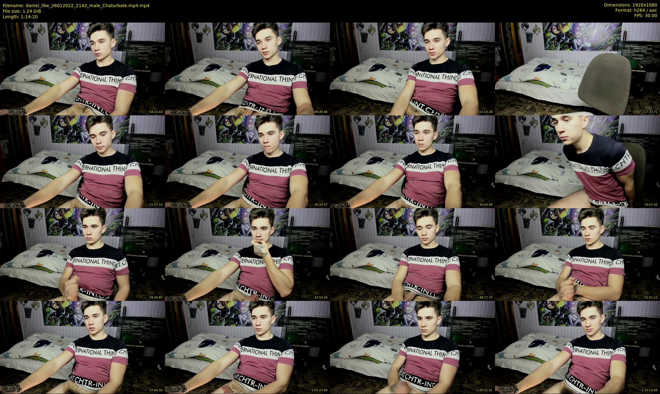 daniel_like — 75 minute Chaturbate male cam show recording, 1080p, Jan 26, 2022