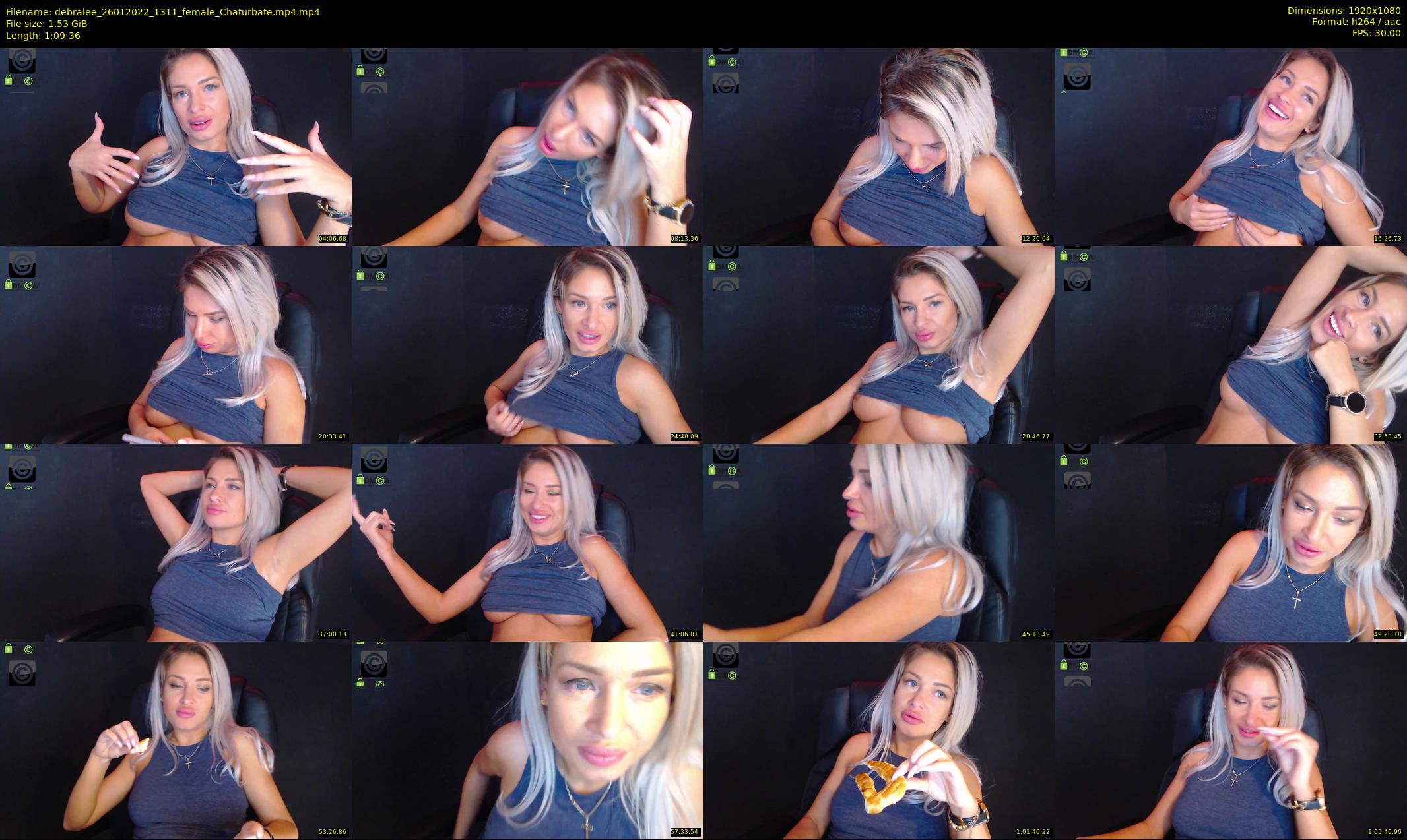 debralee — 70 minute Chaturbate female cam show recording, 1080p, Jan 26, 2022