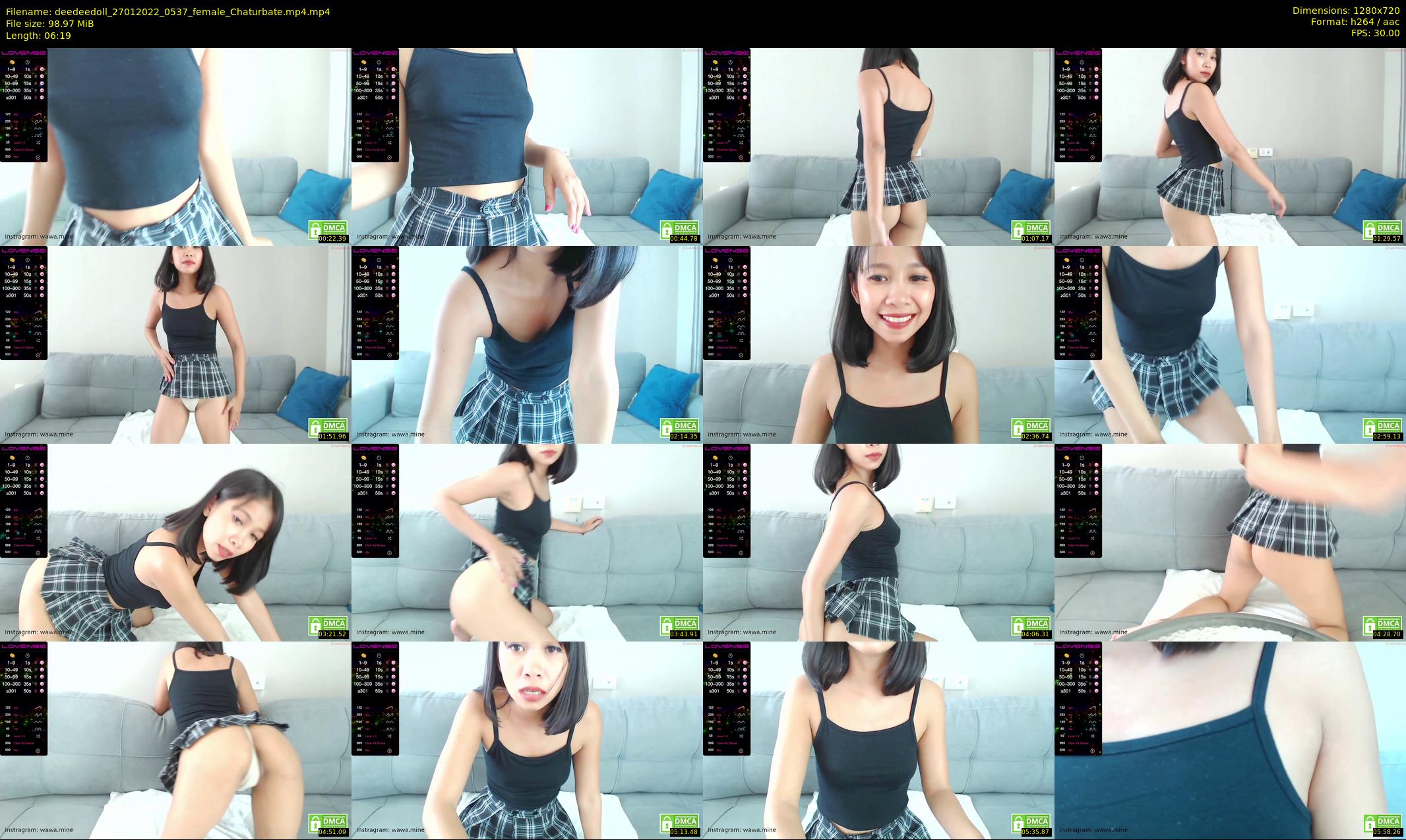 deedeedoll — 7 minute Chaturbate female cam show recording, 720p, Jan 27, 2022
