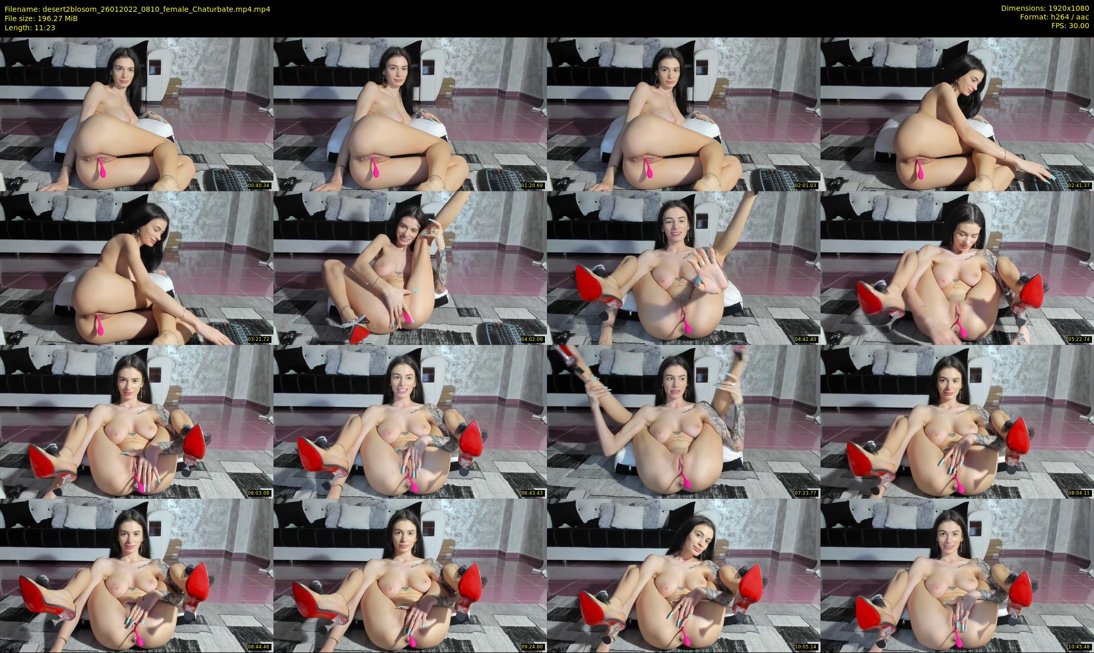 desert2blosom — 12 minute Chaturbate female cam show recording, 1080p, Jan 26, 2022