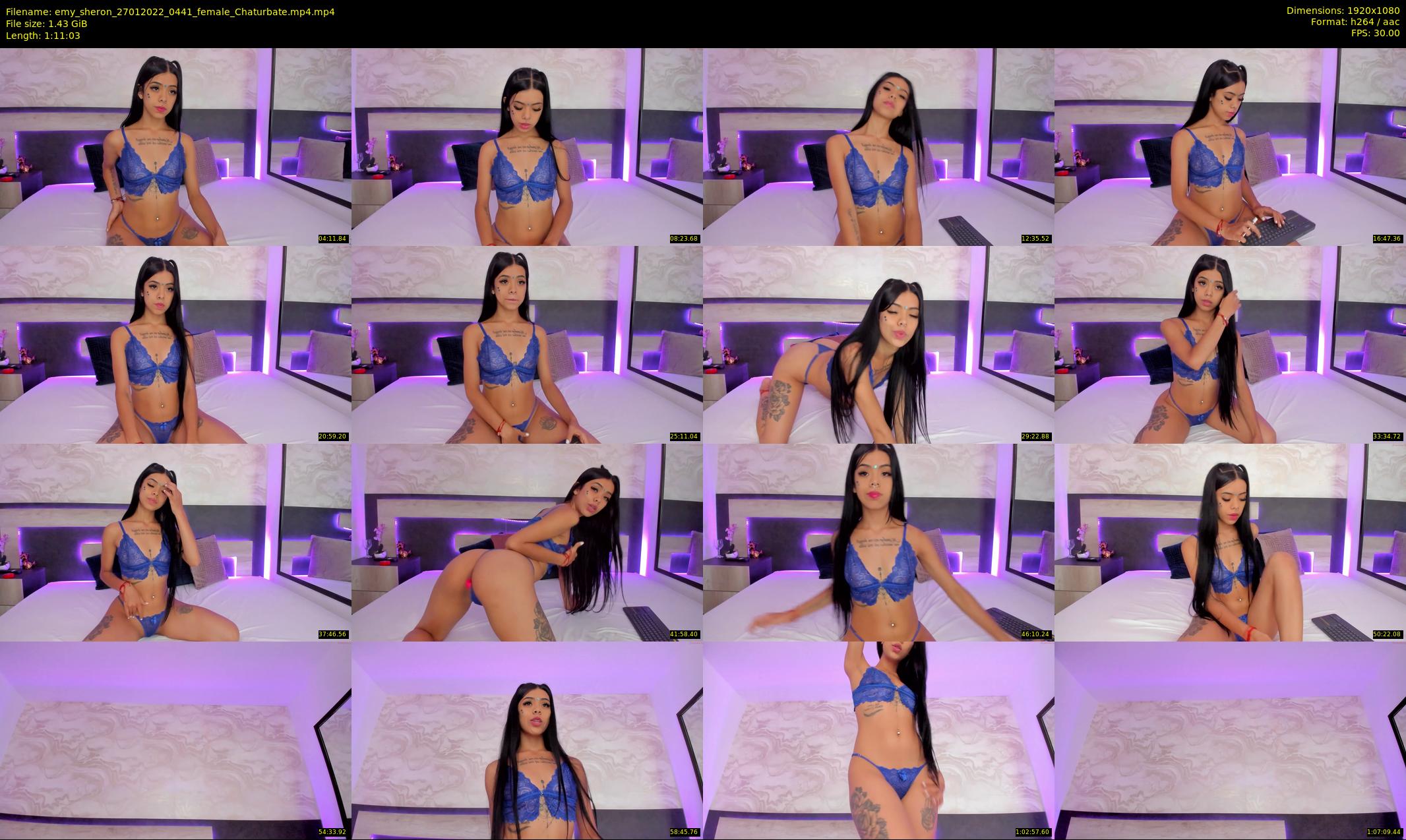 emy_sheron — 72 minute Chaturbate female cam show recording, 1080p, Jan 27, 2022