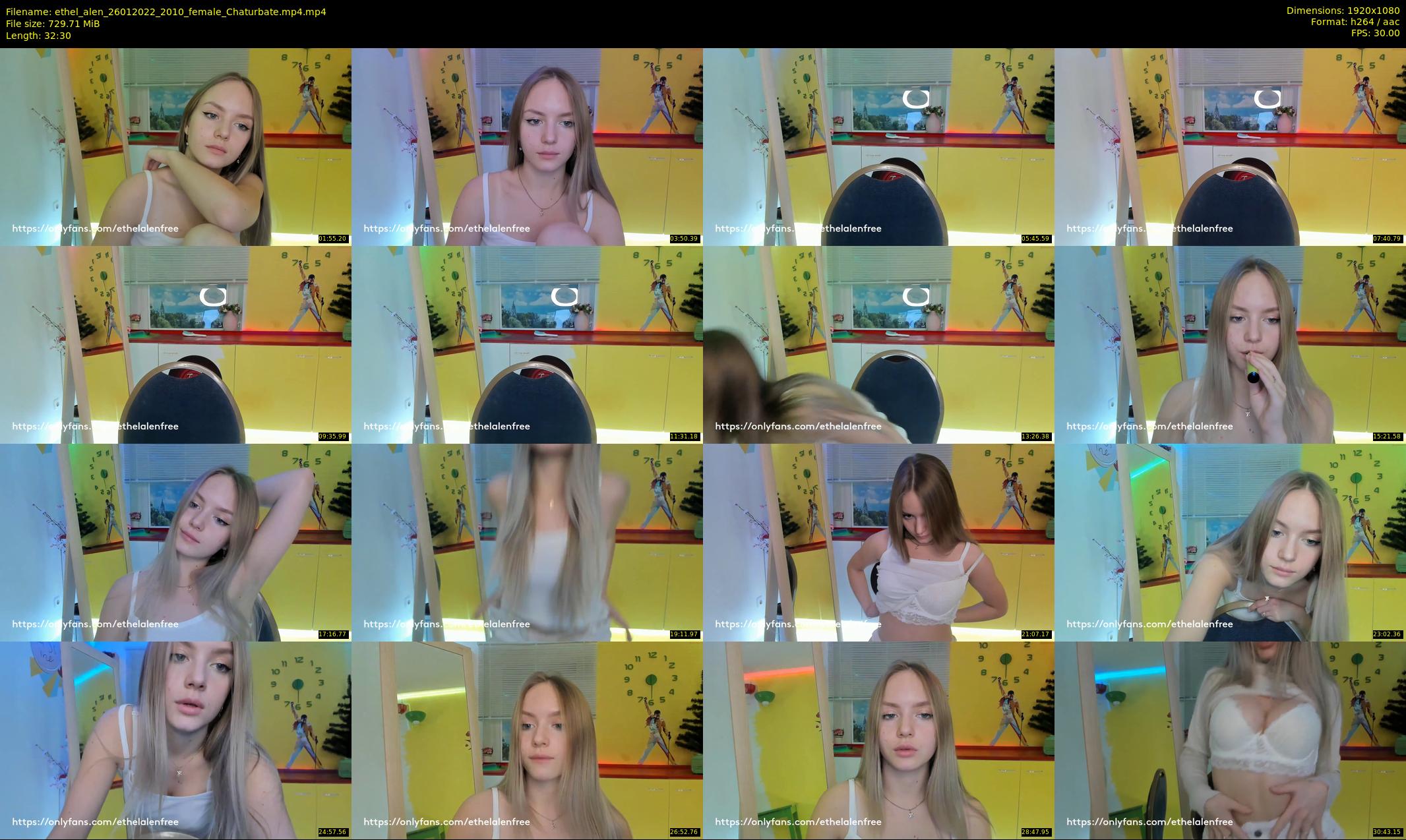 ethel_alen — 33 minute Chaturbate female cam show recording, 1080p, Jan 26, 2022