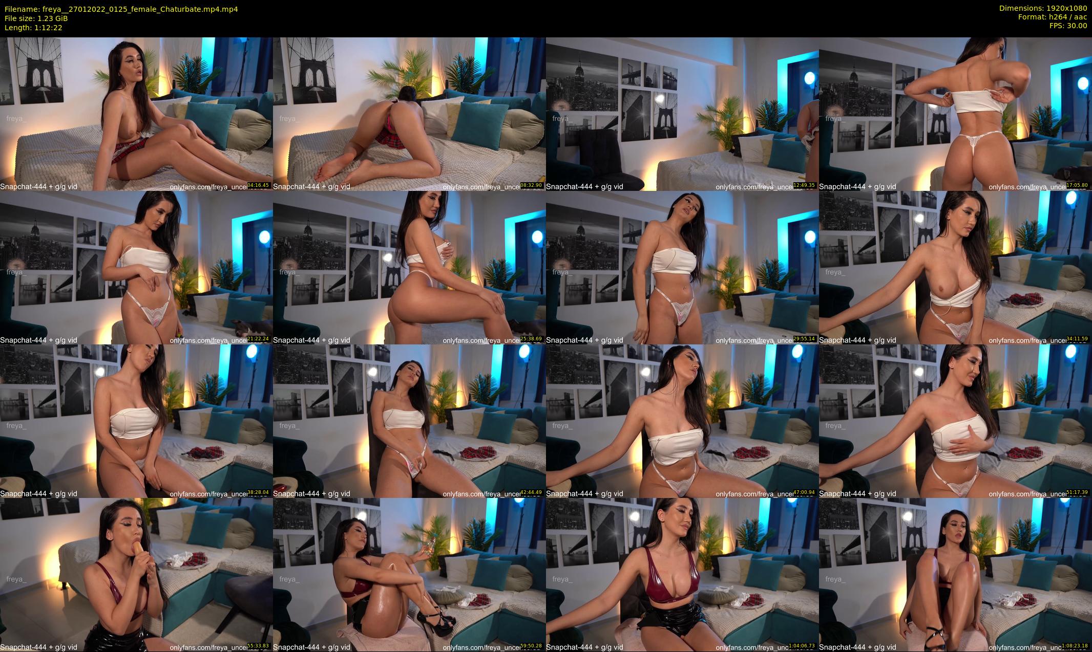 freya_ — 73 minute Chaturbate female cam show recording, 1080p, Jan 27, 2022
