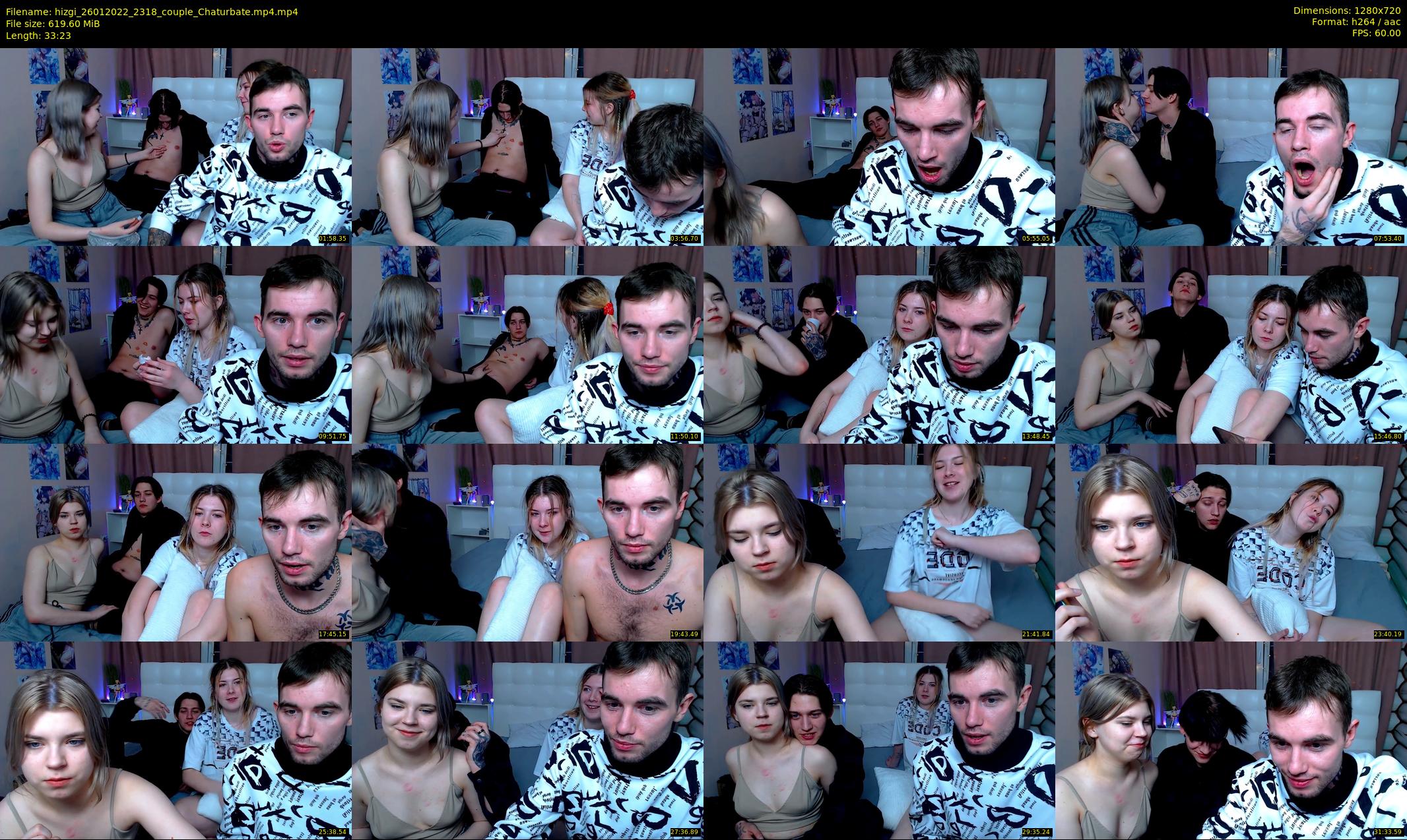 hizgi — 34 minute Chaturbate couple cam show recording, 720p, Jan 26, 2022