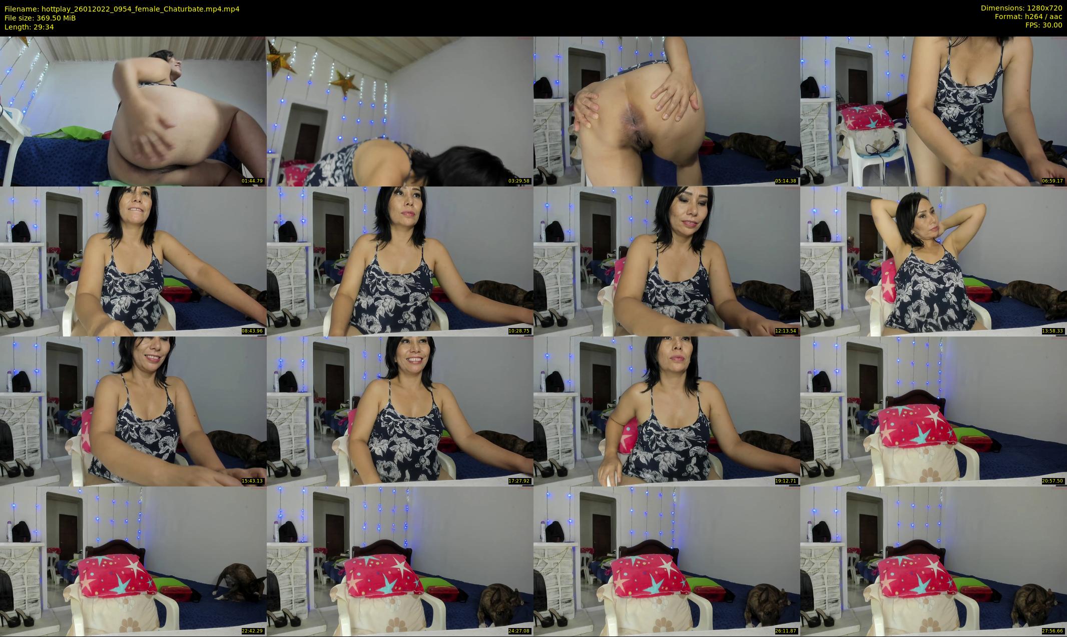 hottplay — 30 minute Chaturbate female cam show recording, 720p, Jan 26, 2022