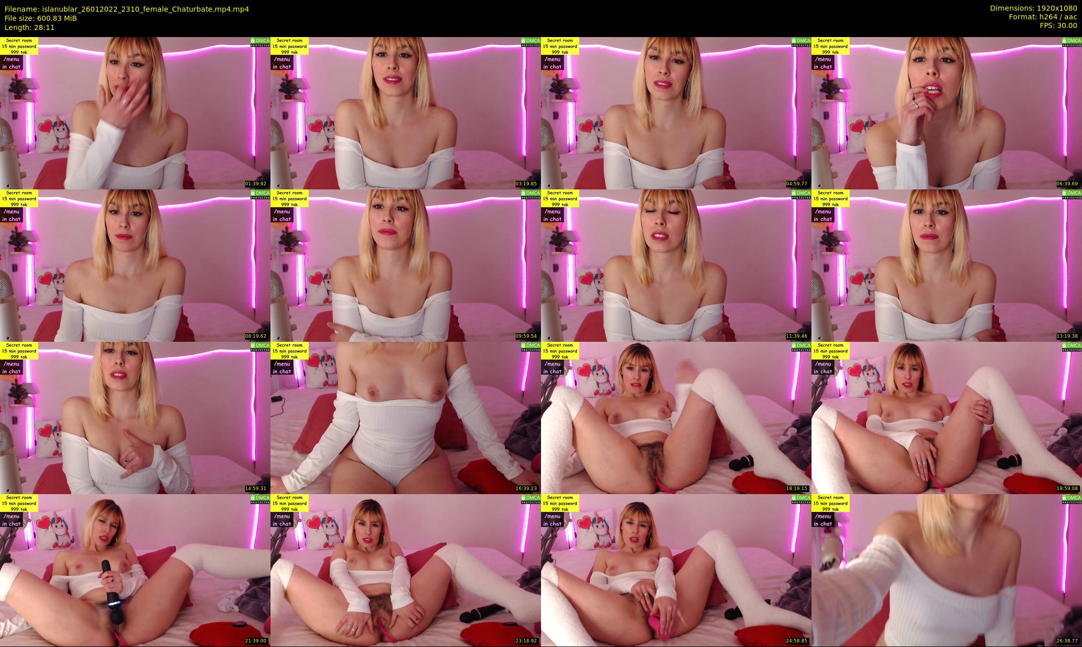 islanublar — 29 minute Chaturbate female cam show recording, 1080p, Jan 26, 2022
